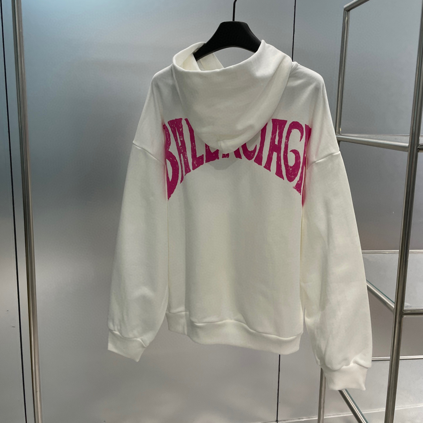 Balenciaga Graffiti Letter Hooded Sweatshirt Pullover #nigo96587