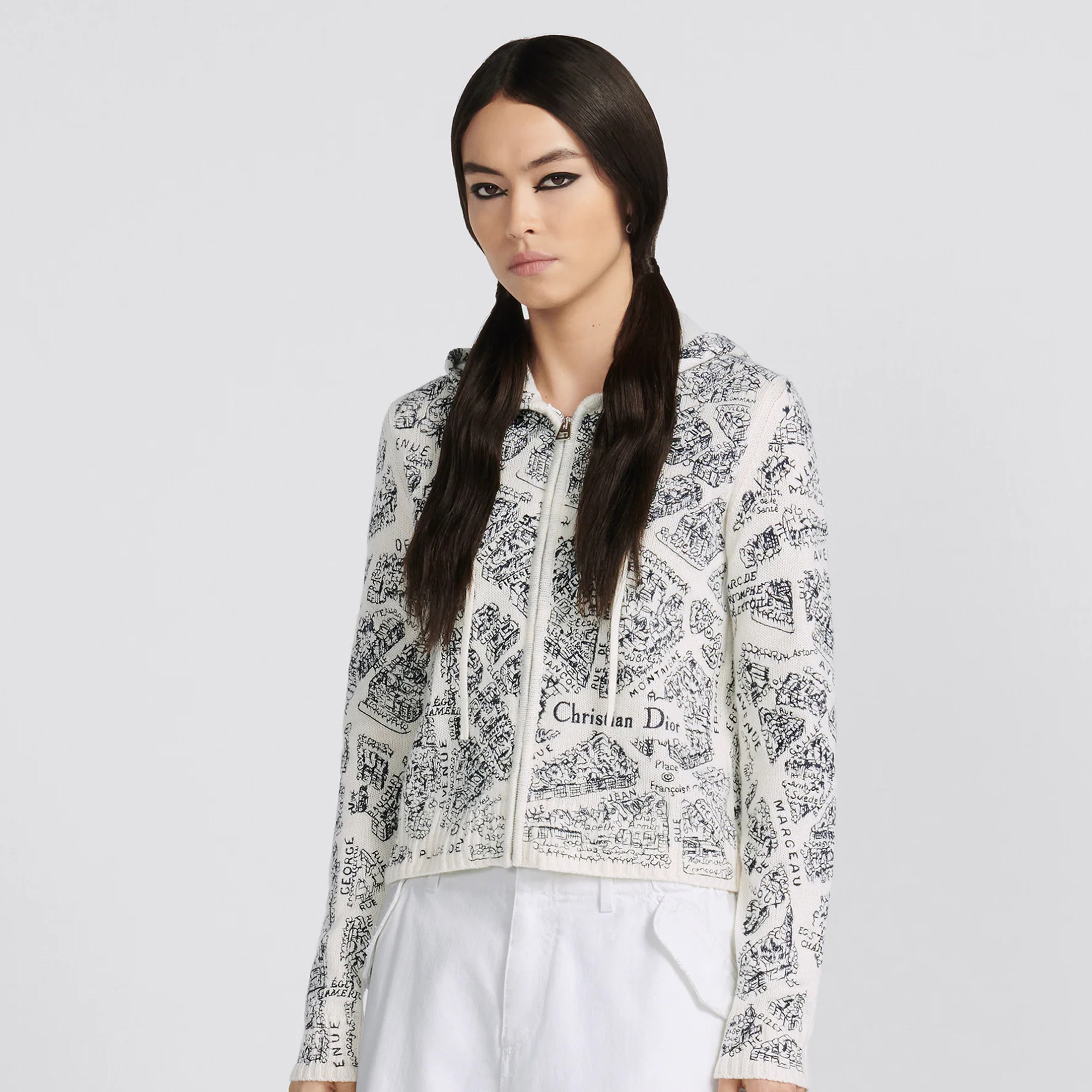 Dior Embroidered Hooded Cardigan Jacket Ngvp #nigo6692