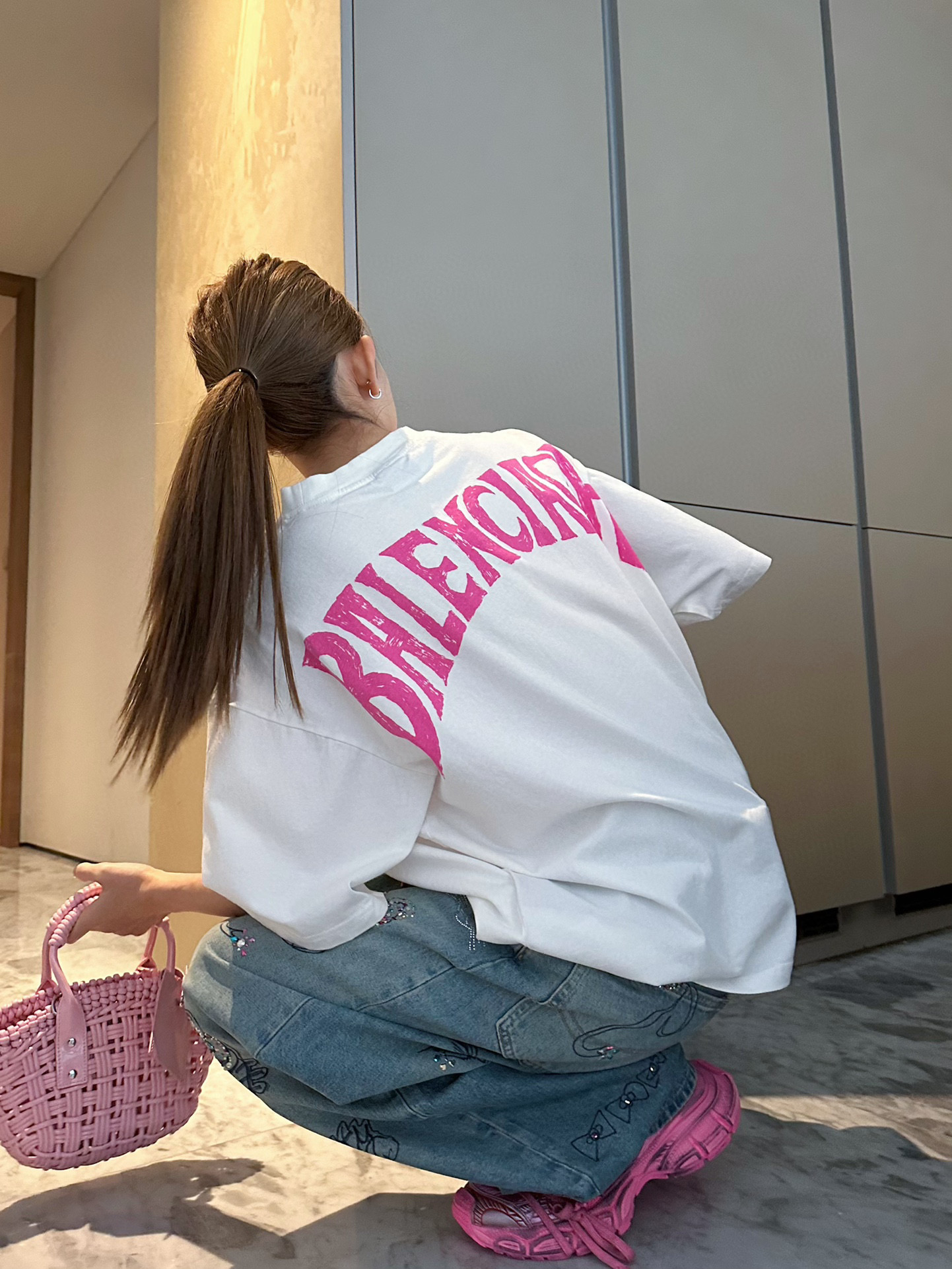 Balenciaga Graffiti Letter Short Sleeve T-Shirt #nigo96588