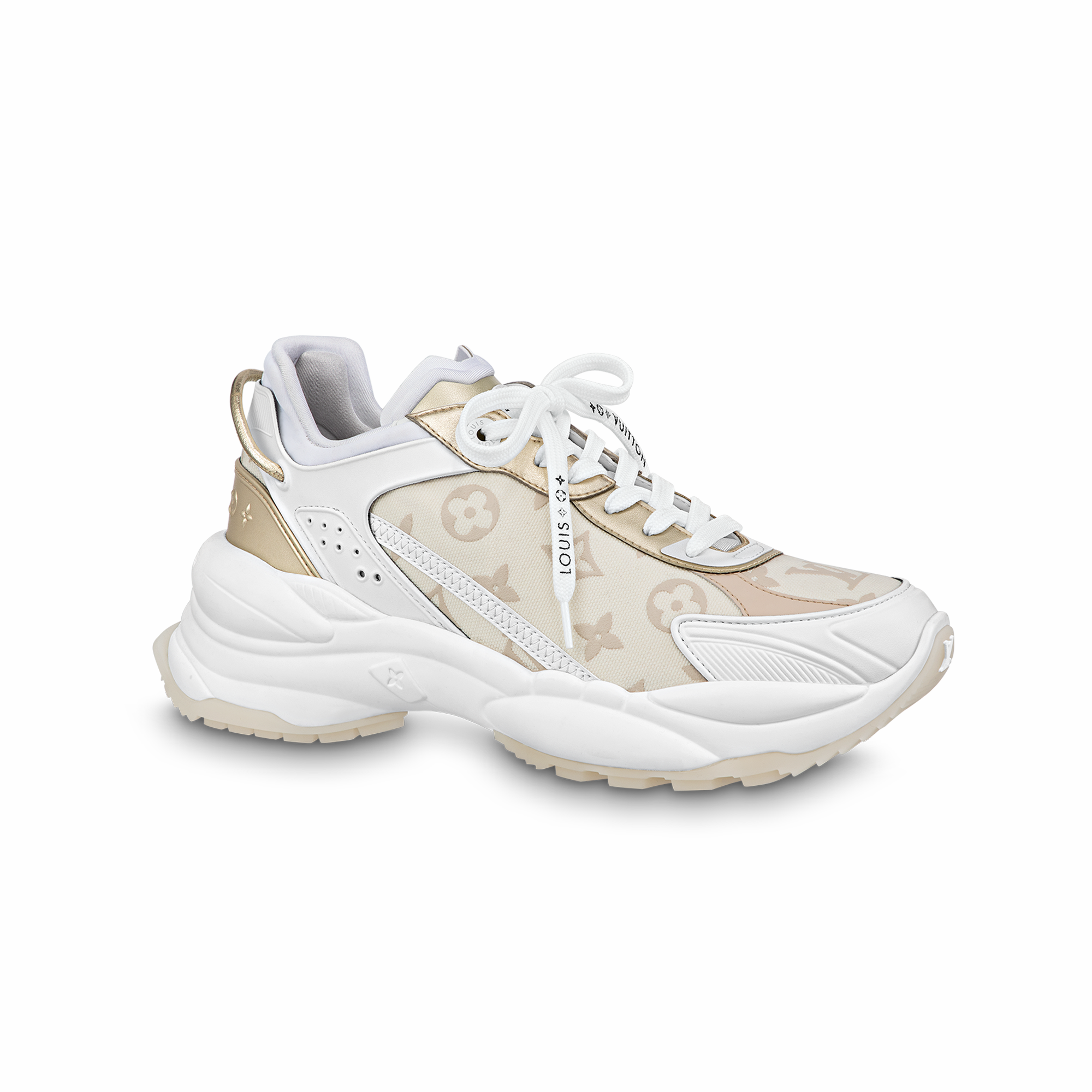 Louis Vuitton RUN 55 Thick Sole Lace Up Dad Shoes #nigo21959