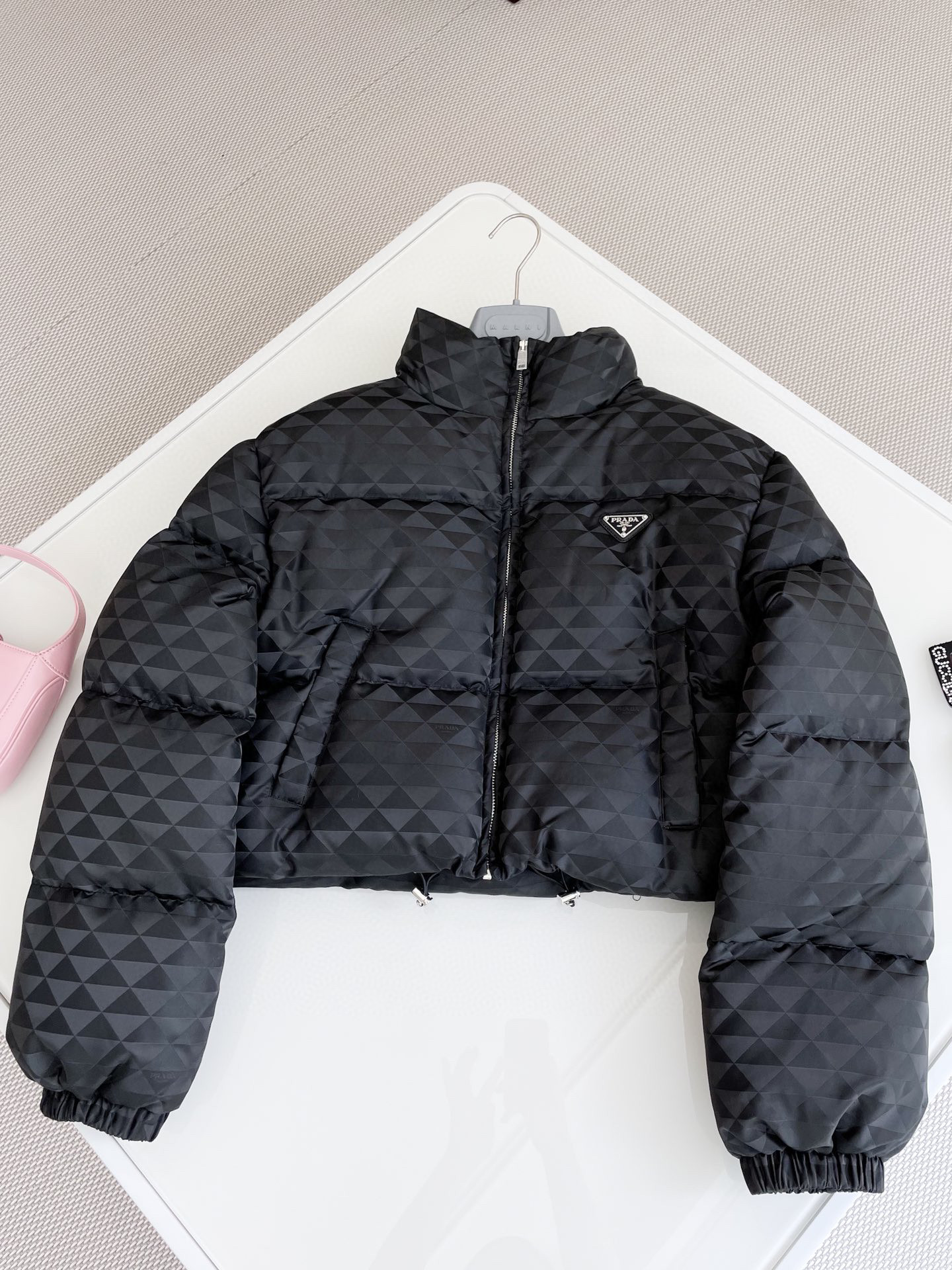 Prada Short long sleeved down jacket #nigo96368