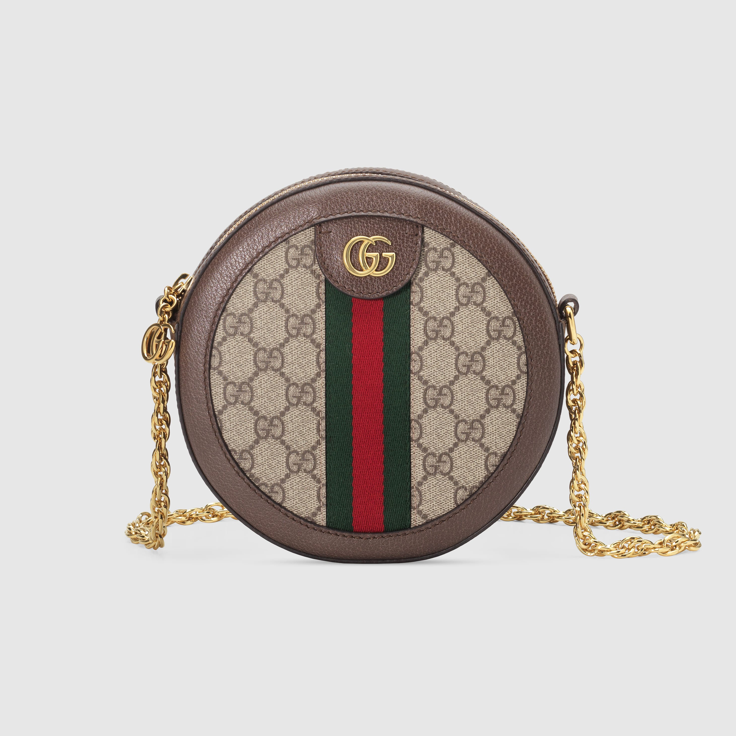 Gucci Ophidia Round Leather Printed Bag #nigo21961