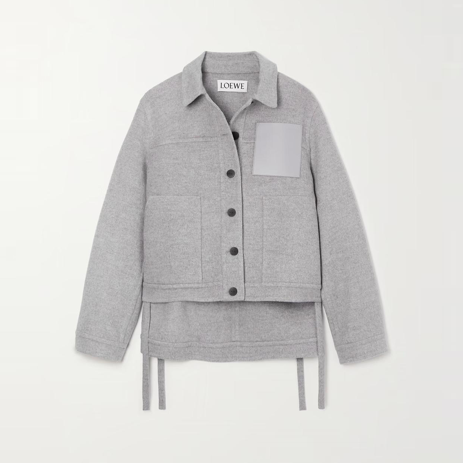 Loewe Cotton Polo Collar Long Sleeve Coat Jacket #nigo21964