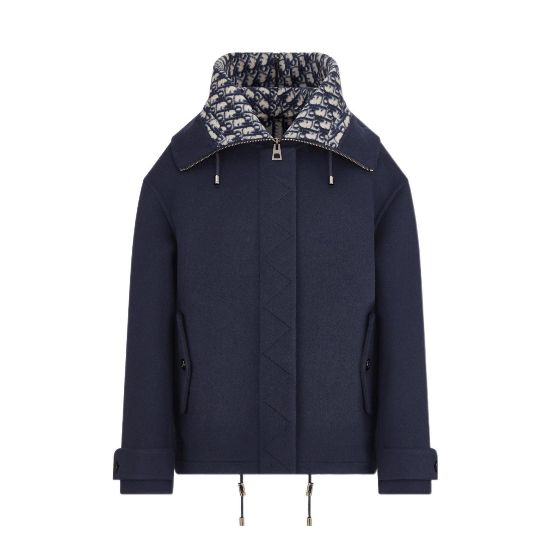 Dior Lined Old Flower Hooded Drawstring Jacket #nigo96626