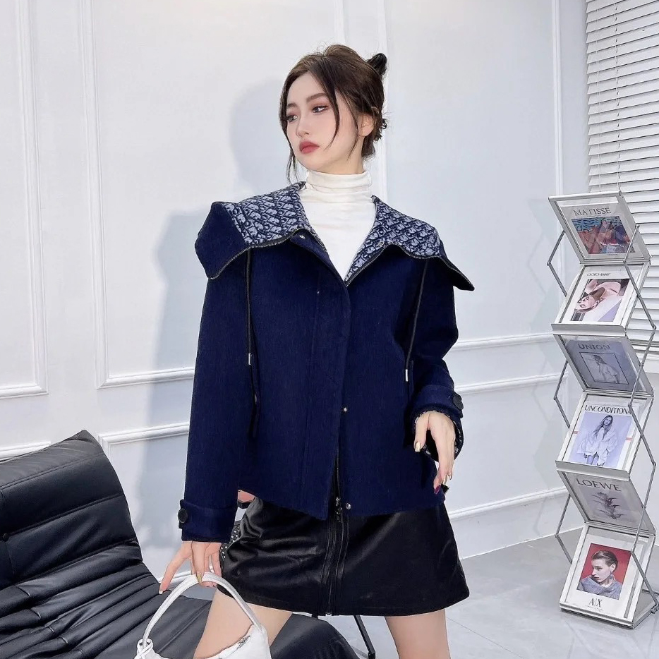 Dior Lined Old Flower Hooded Drawstring Jacket #nigo96626