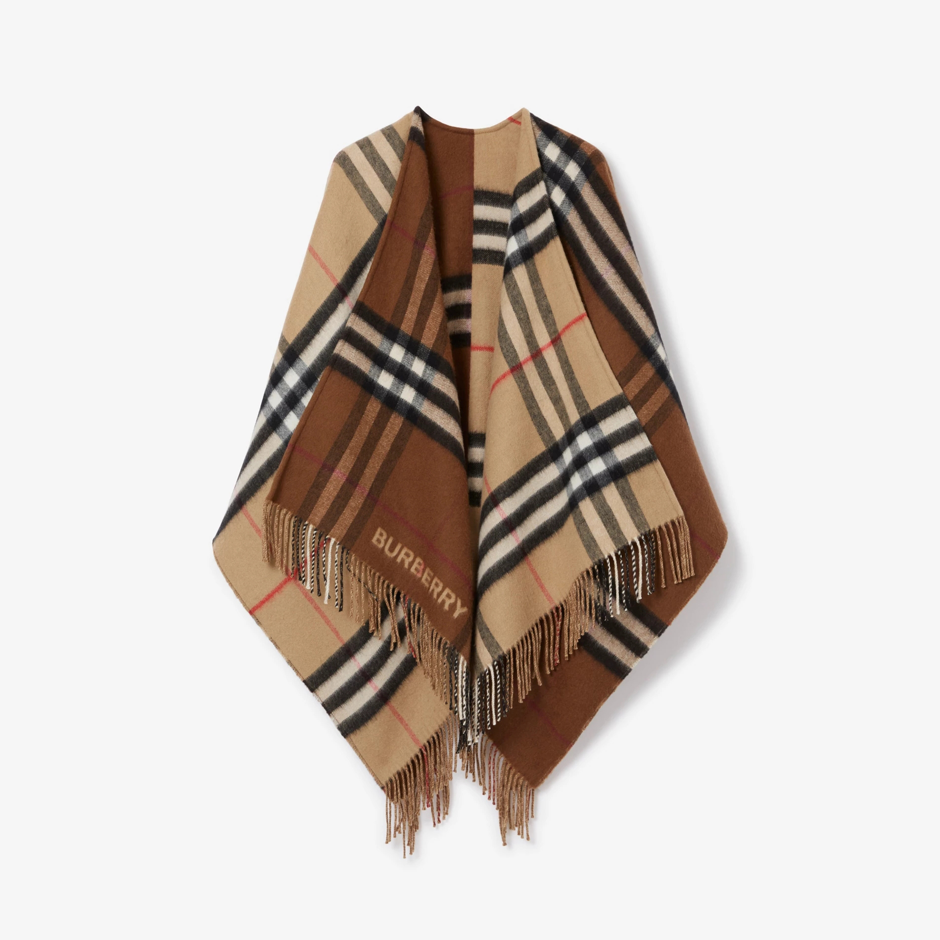 Burberry Plaid Wool Shawl Scarf #nigo96623