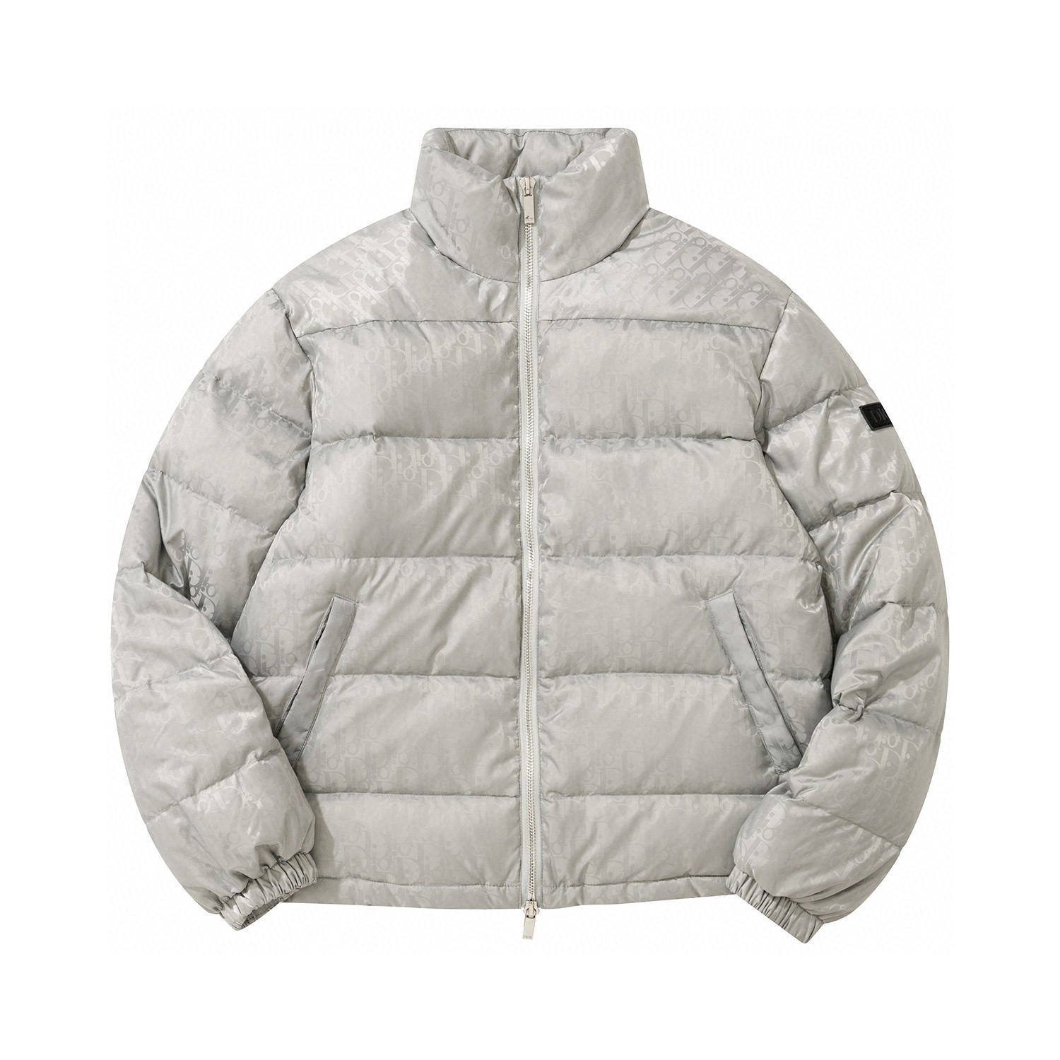 Dior Zipped Long Sleeve Dark Print Puffer Down Jacket #nigo96591