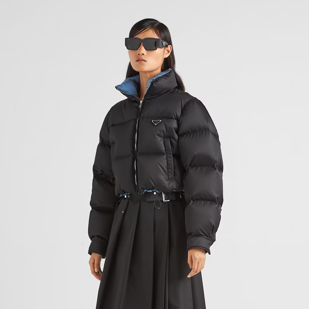 Prada Re-Nylon Long Sleeved Short Style Down Cotton Jacket #nigo21951