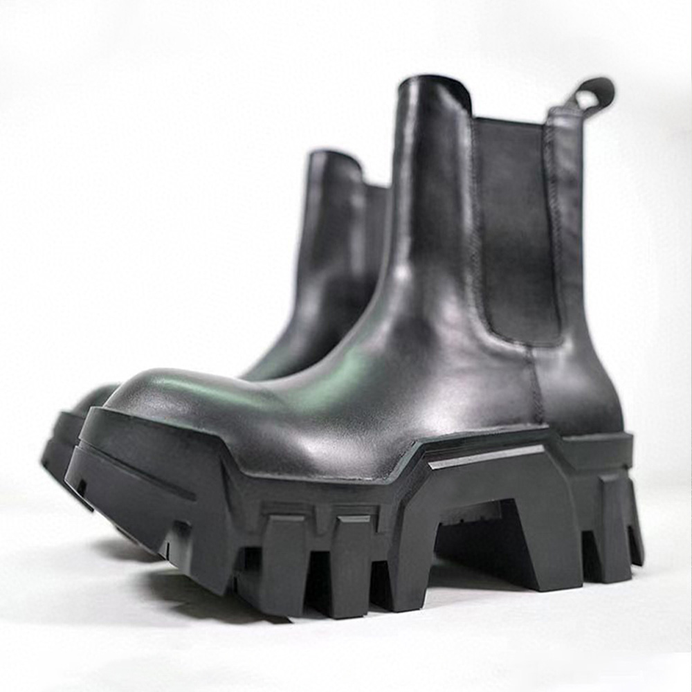 Balenciaga Men's Bulldozer Chelsea Boot In Black Ngvp #nigo6738
