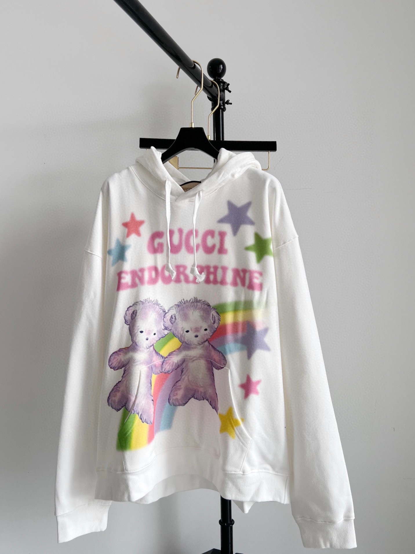 Gucci Rainbow Pattern Hooded Sweatshirt Pullover #nigo96635