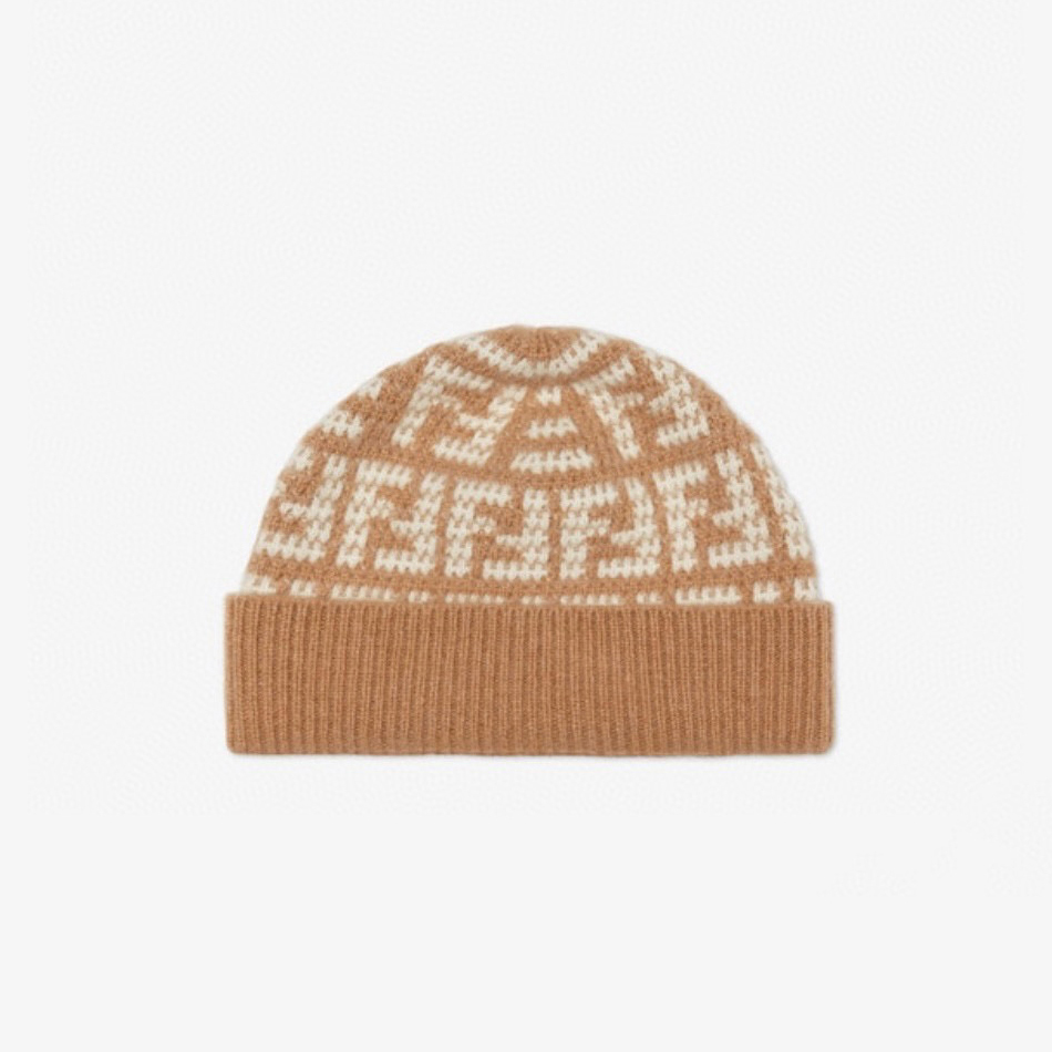 Fendi Knitted Cashmere Scarf Hat #nigo96644