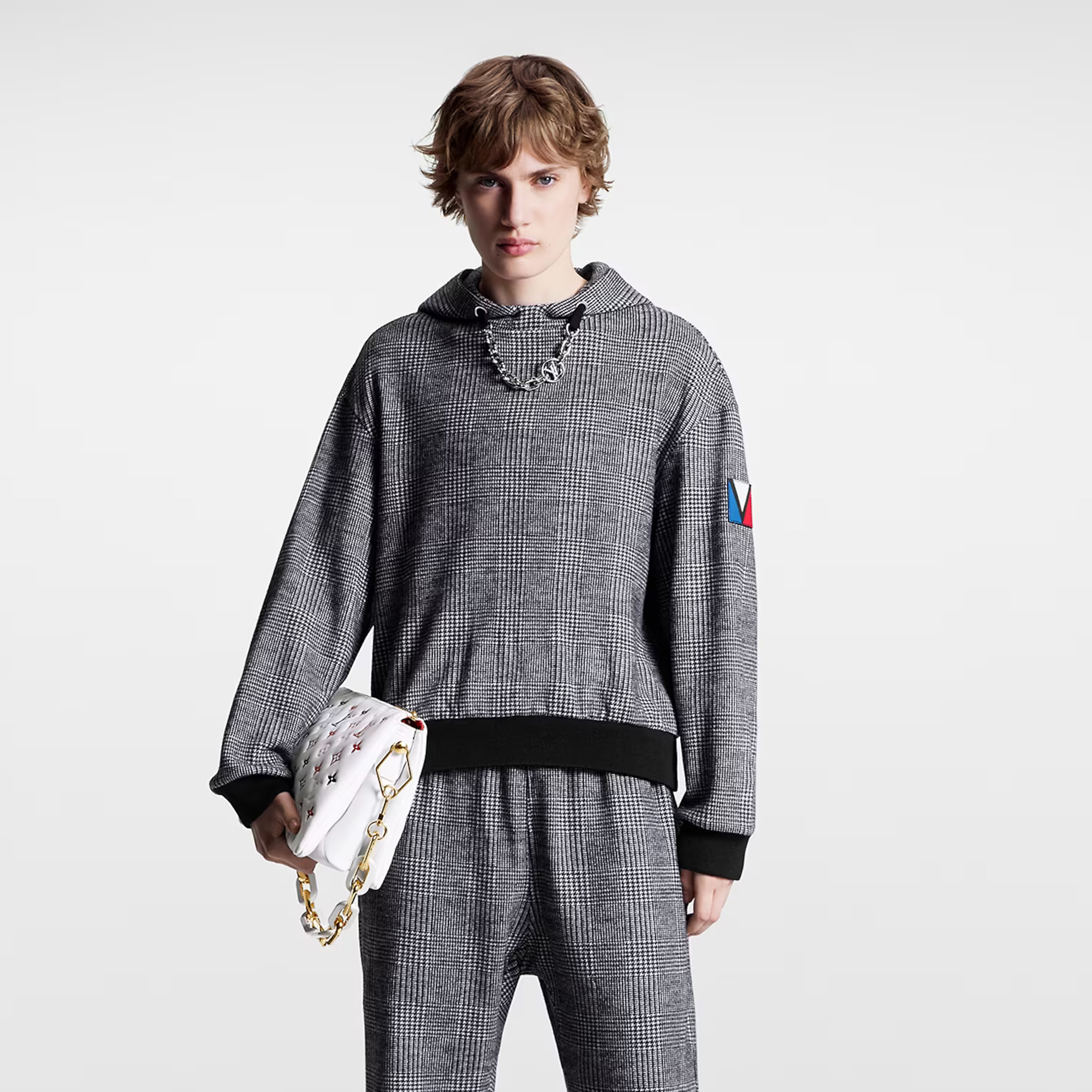 Louis Vuitton Prince of Wales Hoodie Ngvp #nigo6732