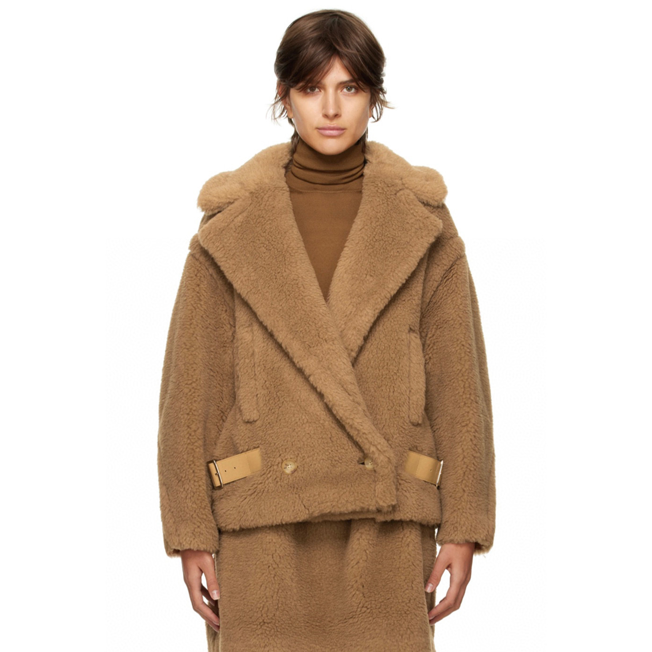 MaxMara Autumn And Winter Short Lamb Wool Coat Ngvp #nigo6735