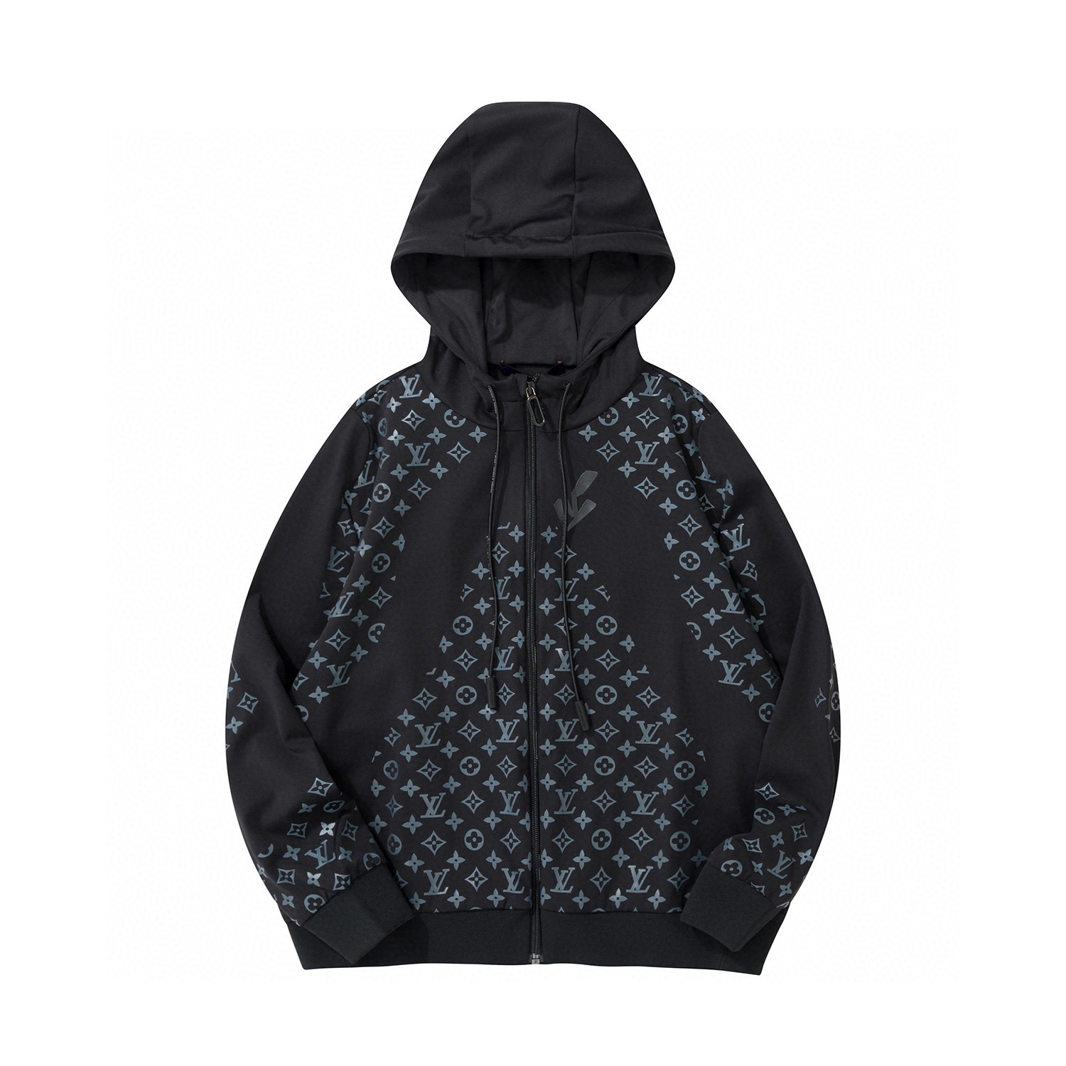 Louis Vuitton Zip Drawstring Hooded Jacket #nigo96655