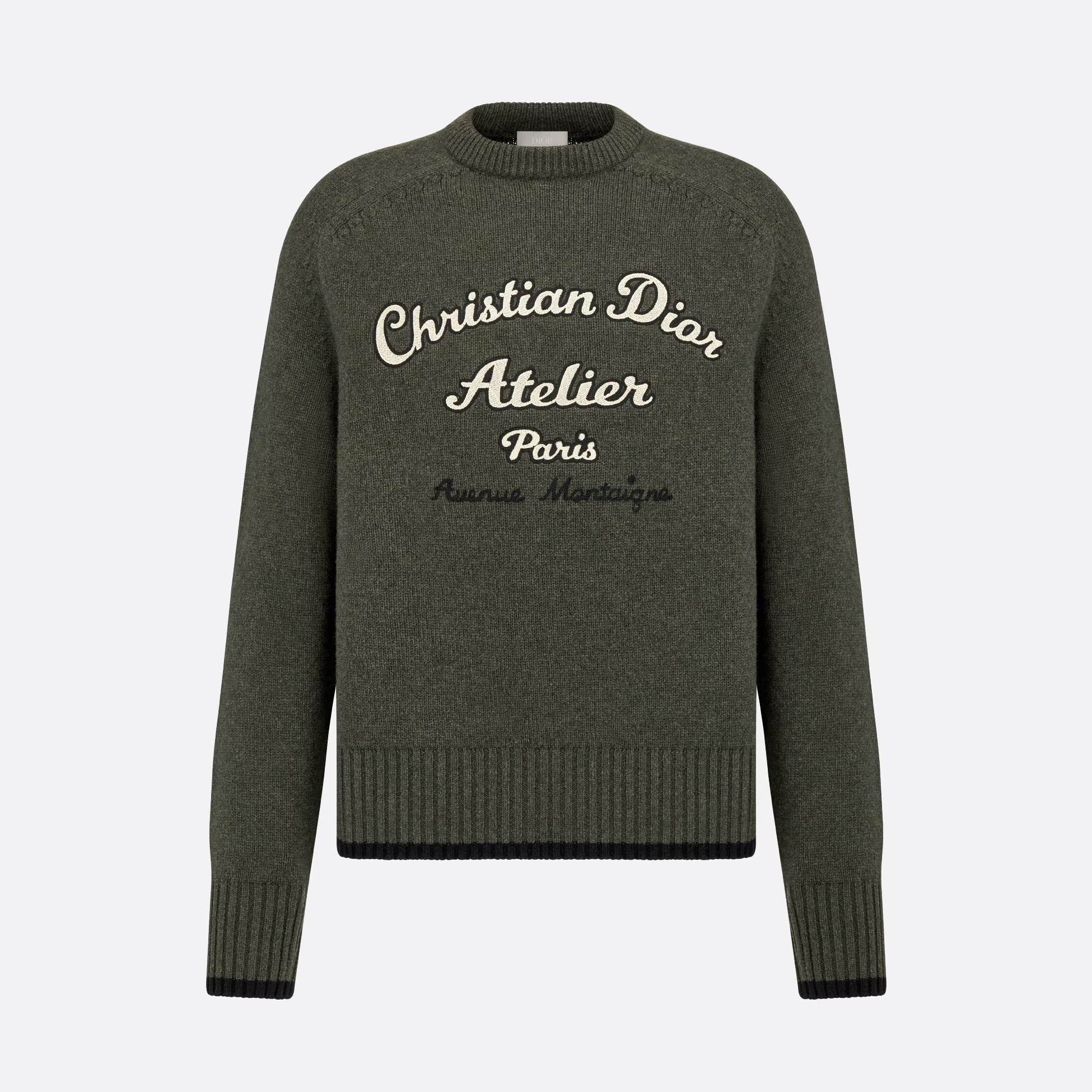Christian Dior Atelier Sweater Crew Neck Long Sleeve Knitted jumper #nigo96666