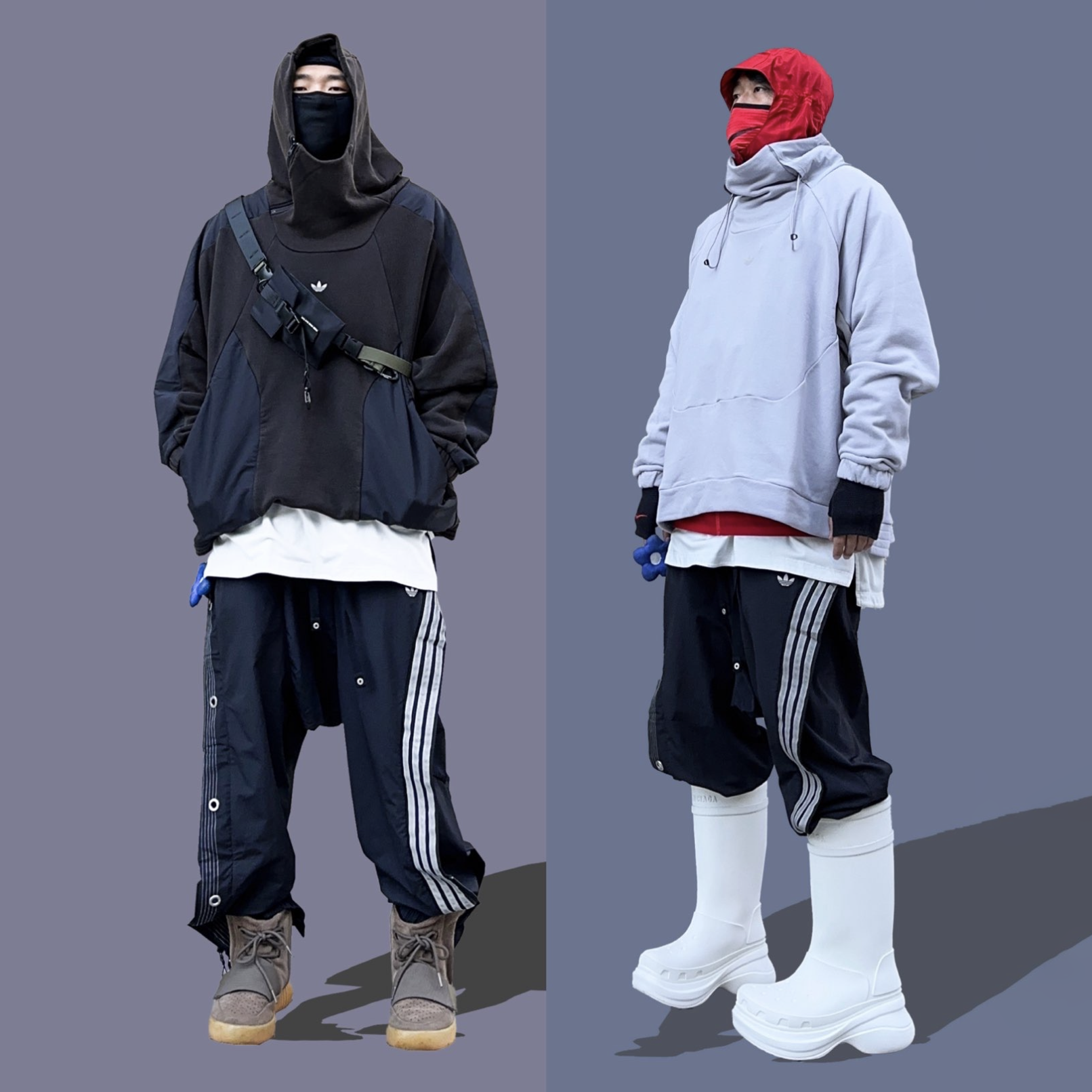 Adidas X Hamcus Long Sleeved Cotton Standing Collar Sweater #nigo21977