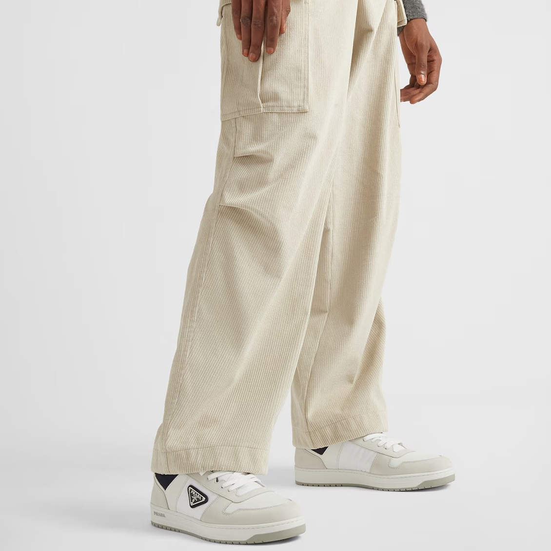 Prada Re-Nylon White Sports Casual Board Shoes #nigo21984