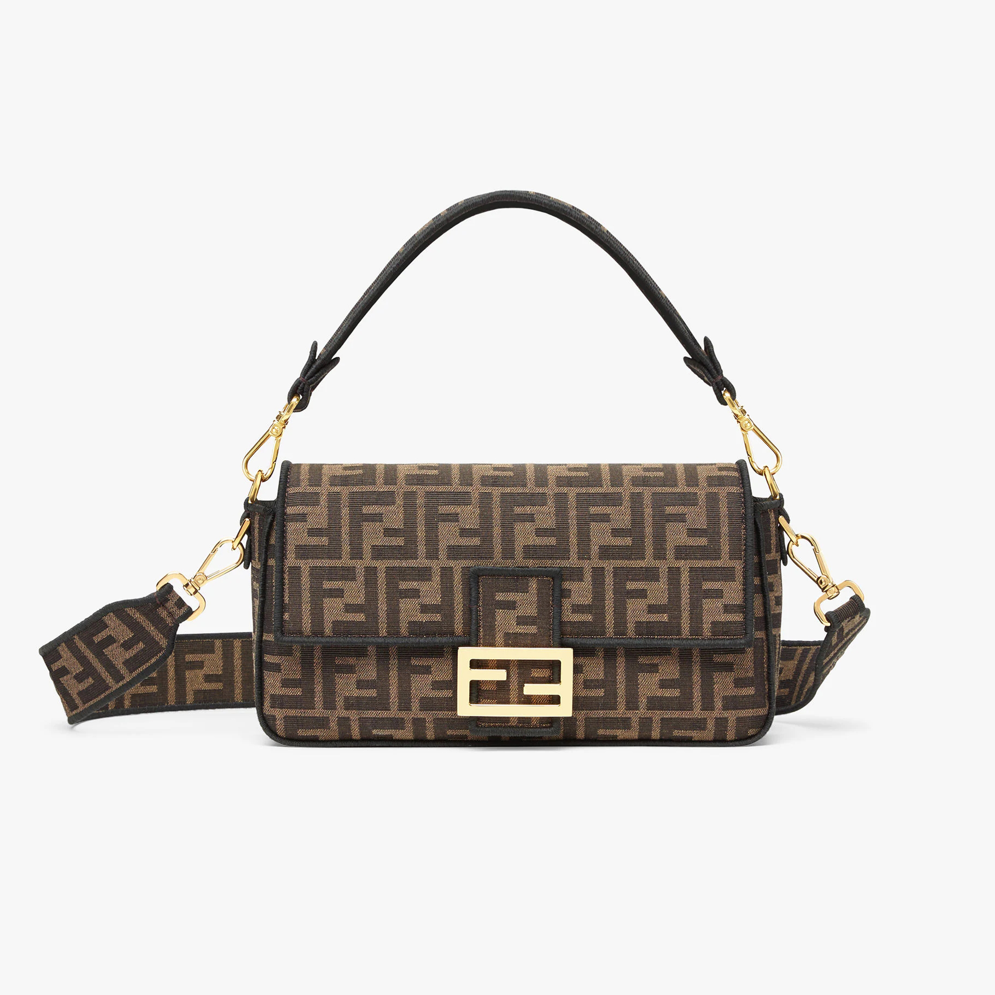 Fendi Baguette Canvas Printed Diagonal Bag #nigo21996