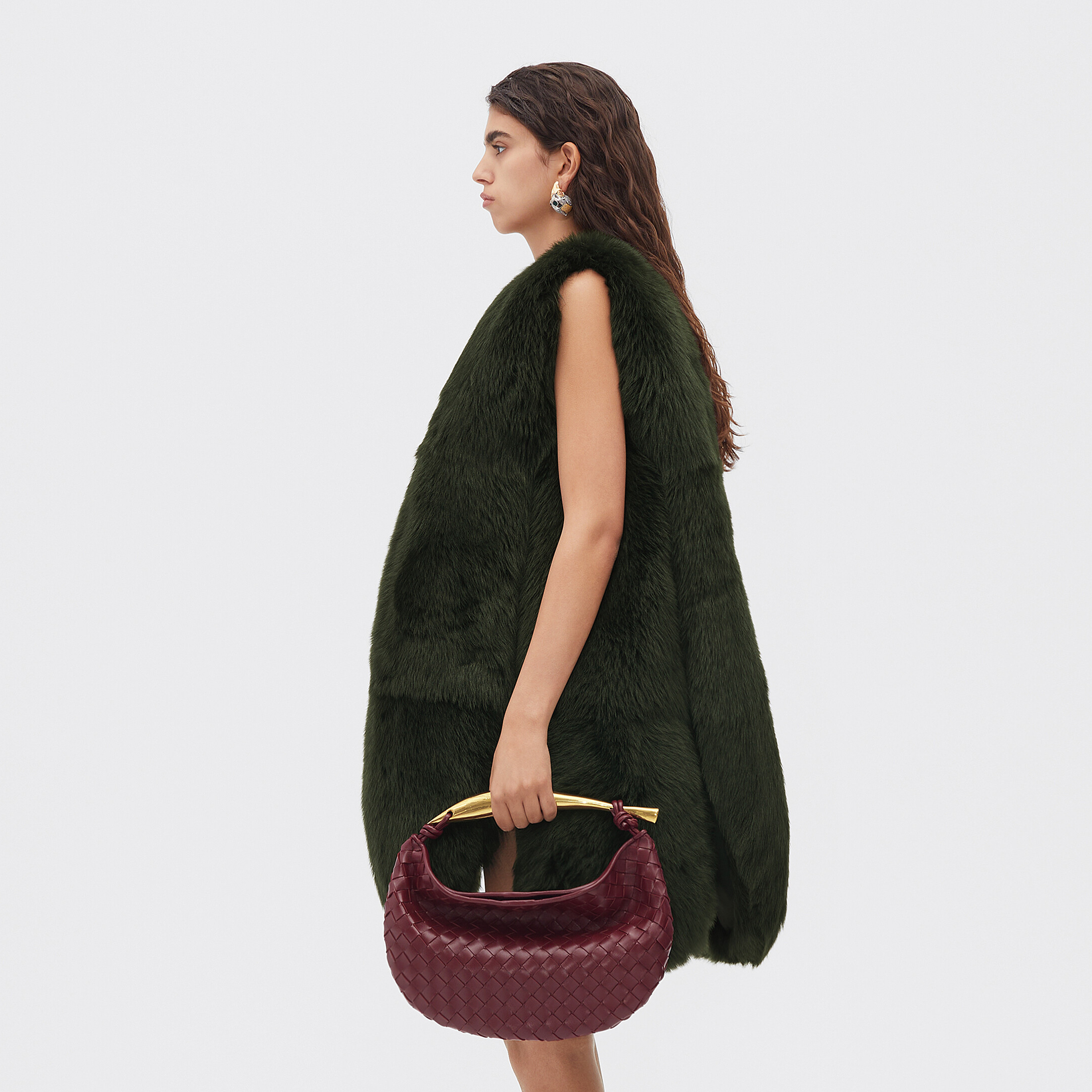 Bottega Veneta Leather Woven Hand Bag #nigo21992