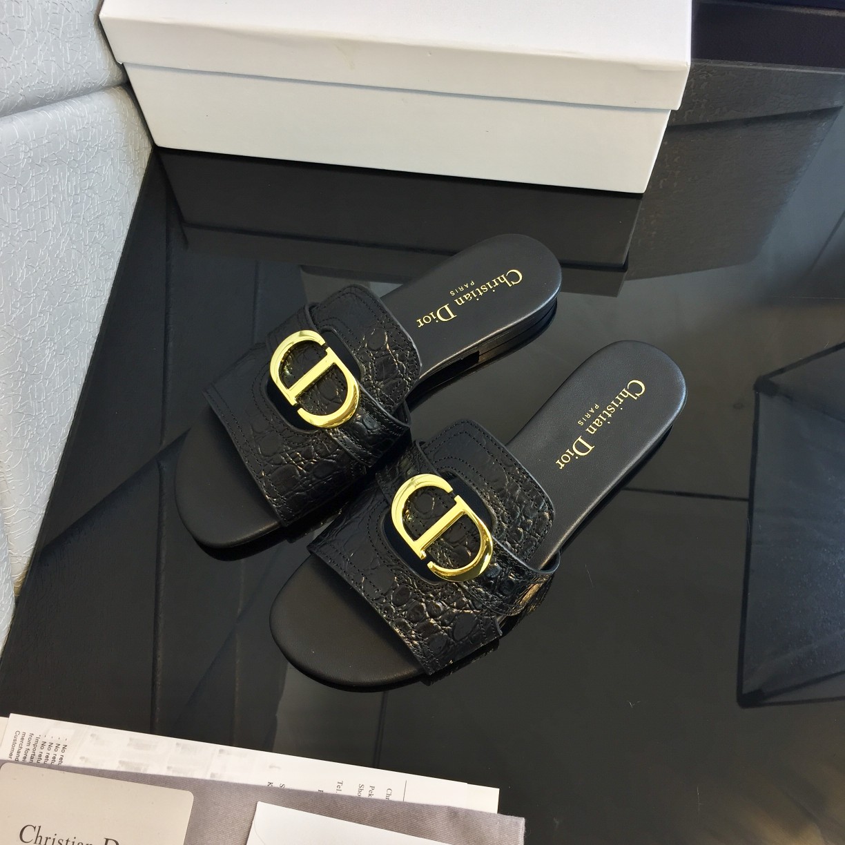 Dior Signature Summer Fashion Outgoing Slippers Shoes #nigo21994