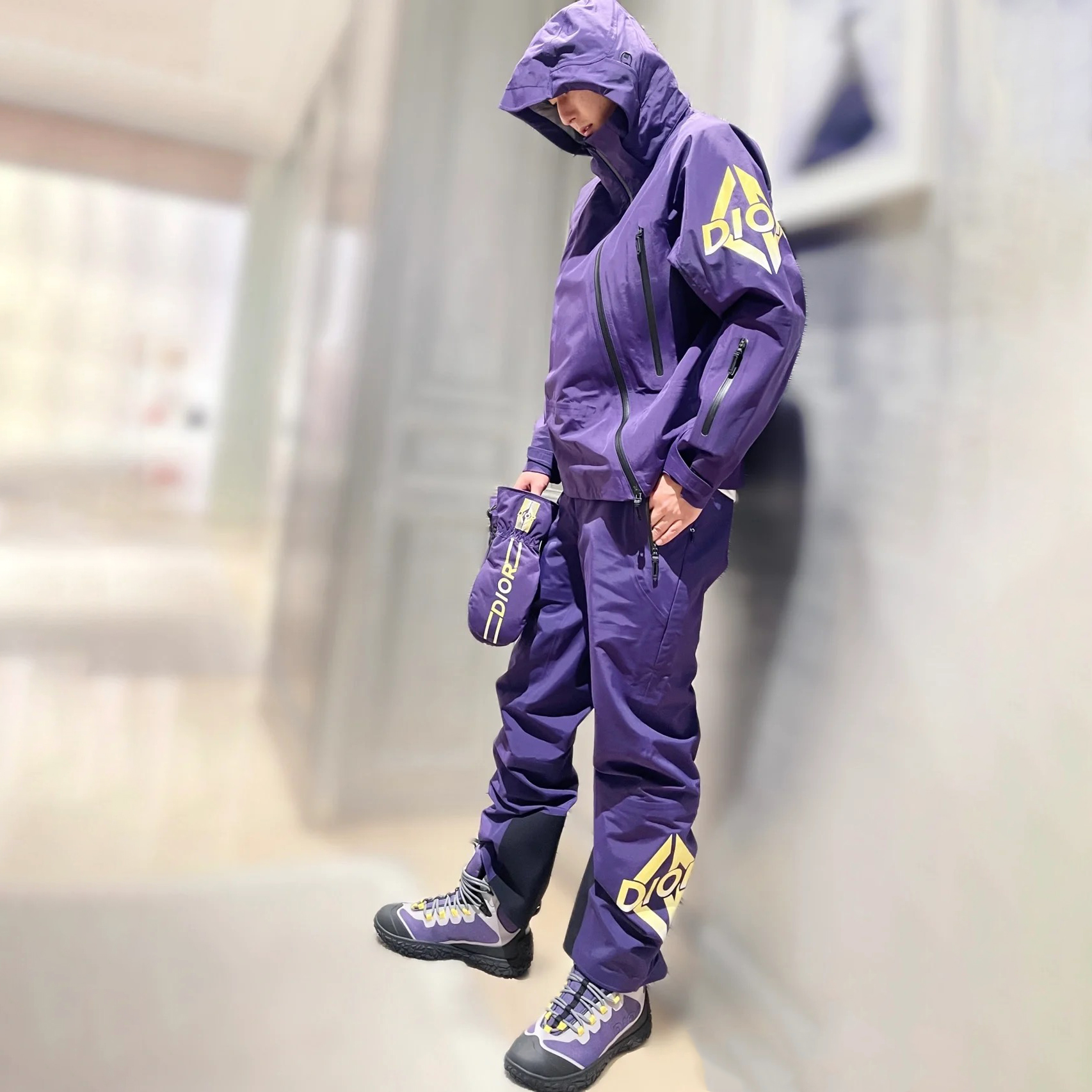 Dior Ski Jacket Pants Gloves 3 Piece Set Suit #nigo96688