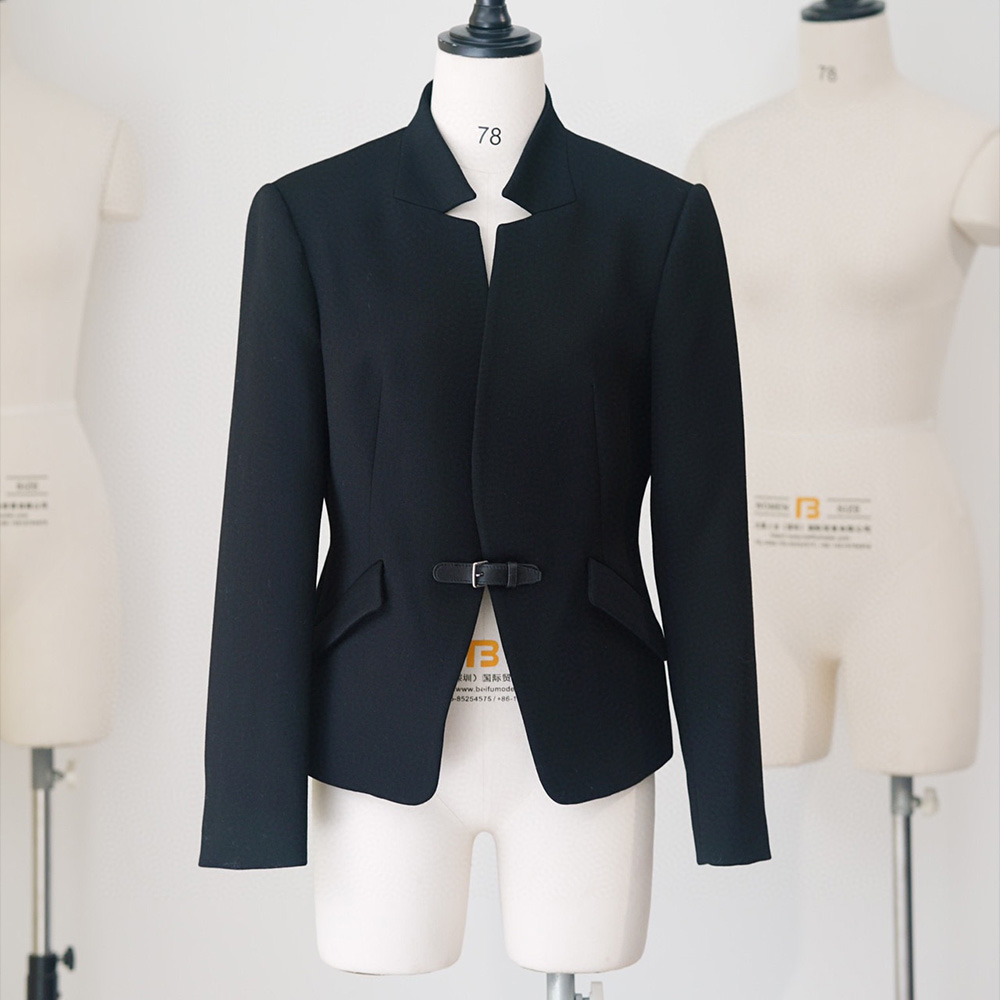 Hermes Waist Button Blazer Jacket Black Ngvp #nigo6579