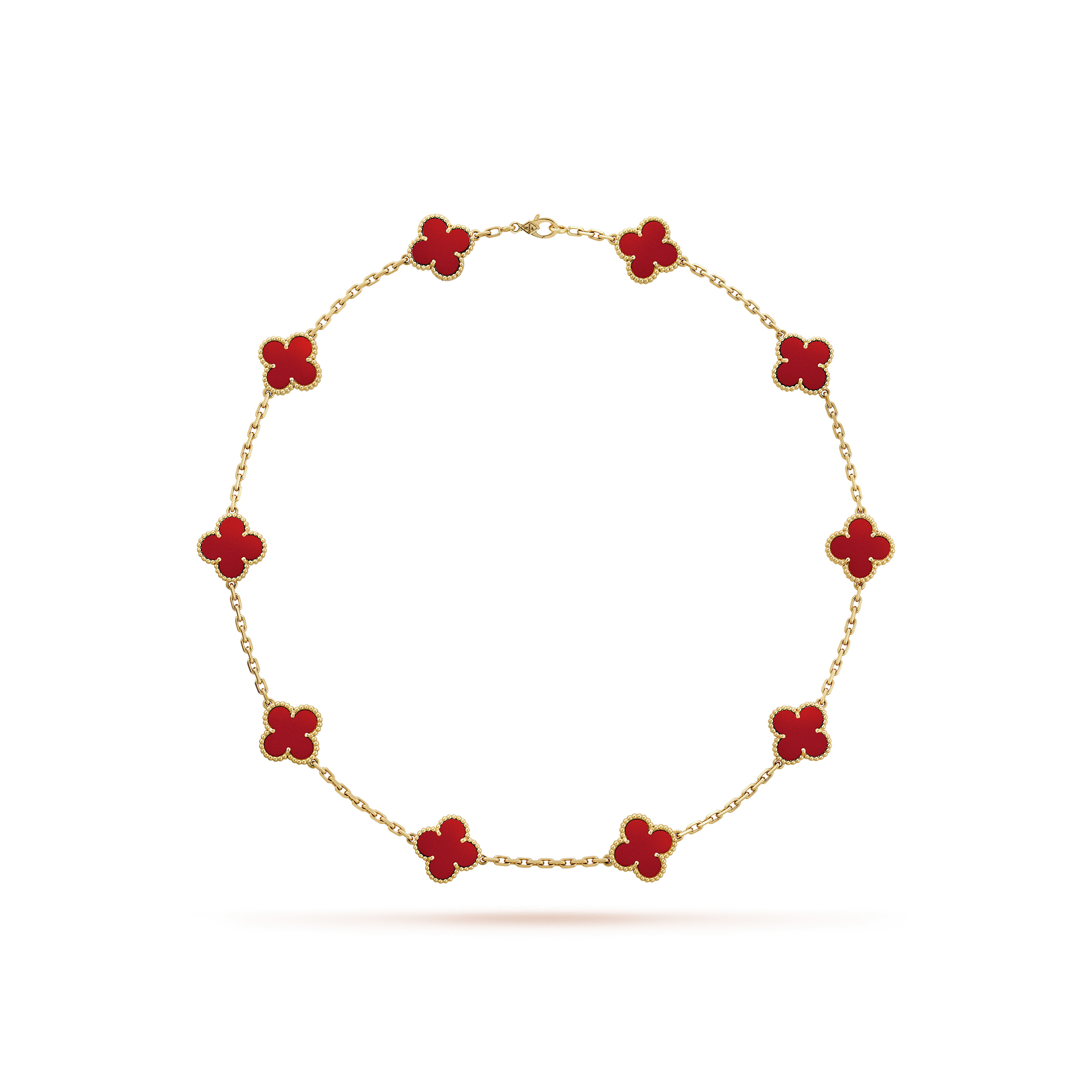 Van Cleef & Arpels Vintage Alhambra Necklace Jewelry #nigo96695