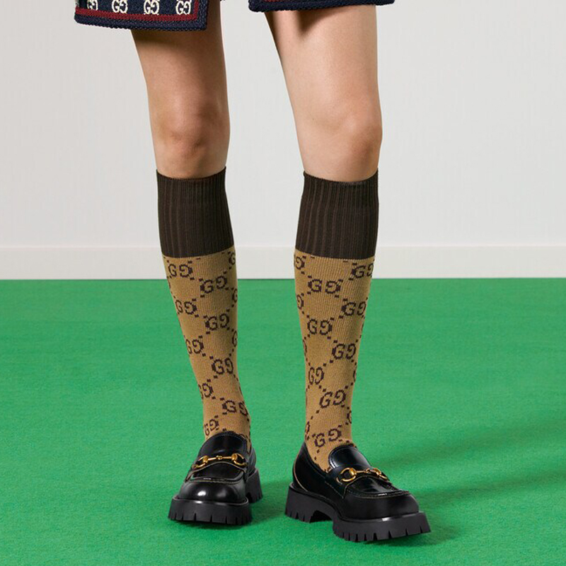 Gucci Cotton High Barrel Printed Socks #nigo22116