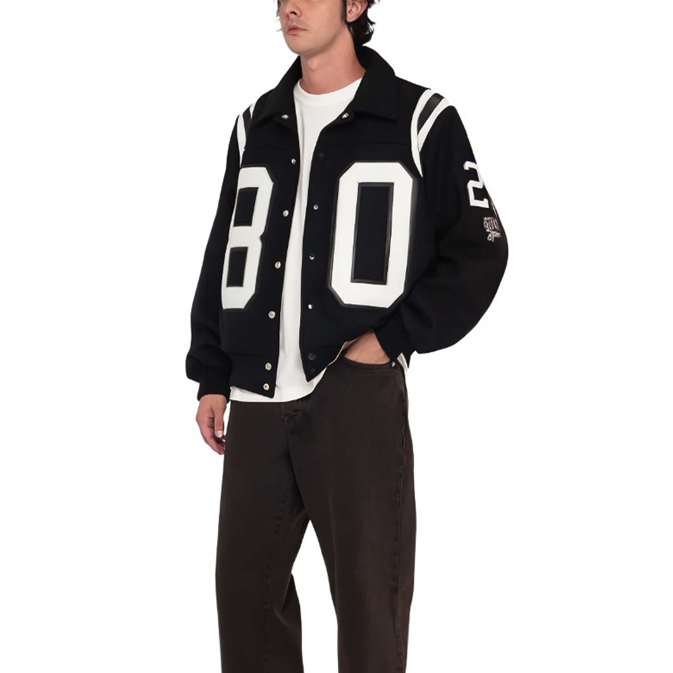Stussy 80 Wool Varsity Jacket Ngvp #nigo6763