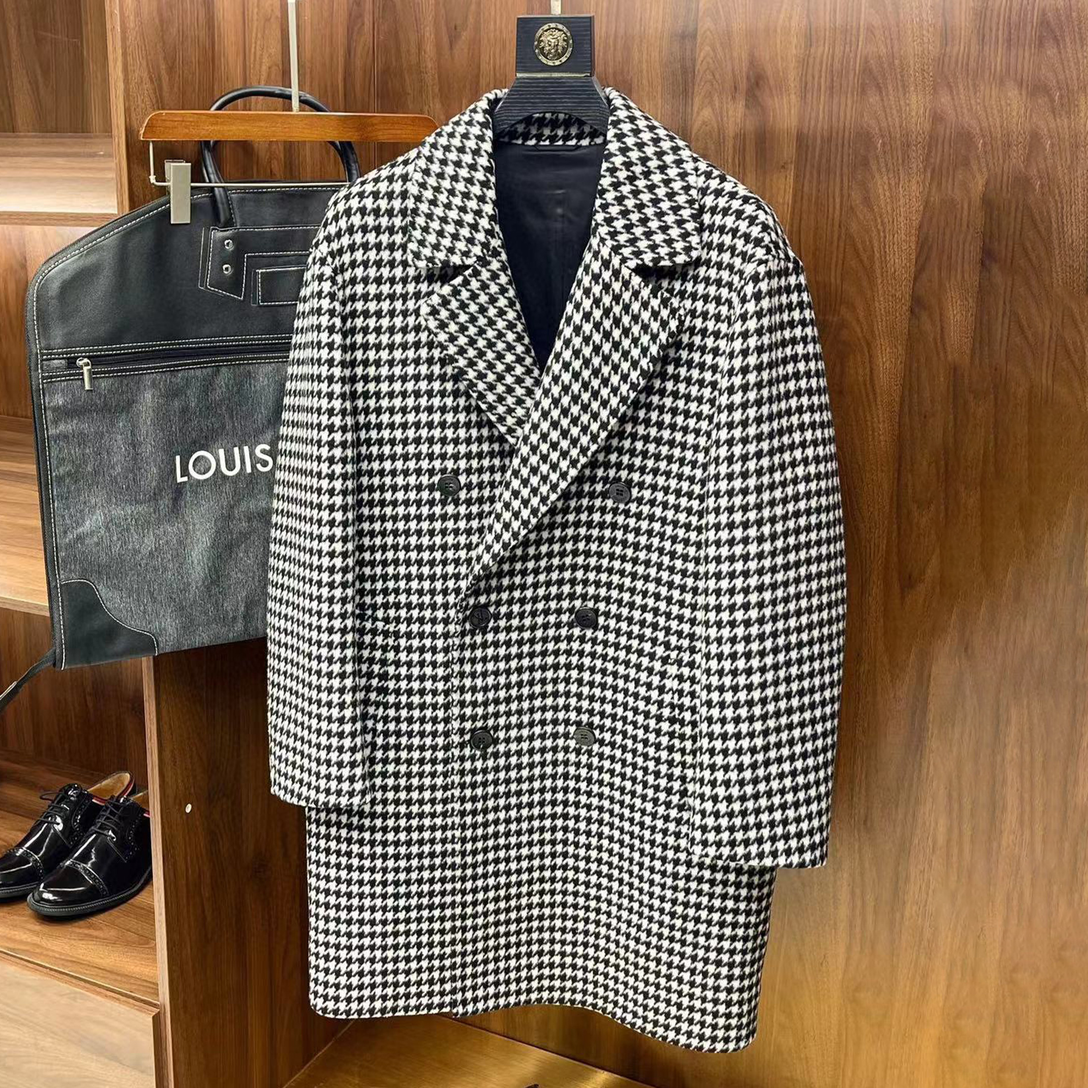 Louis Vuitton Thousand Bird Plaid Double Breasted Jacket Ngvp #nigo6777