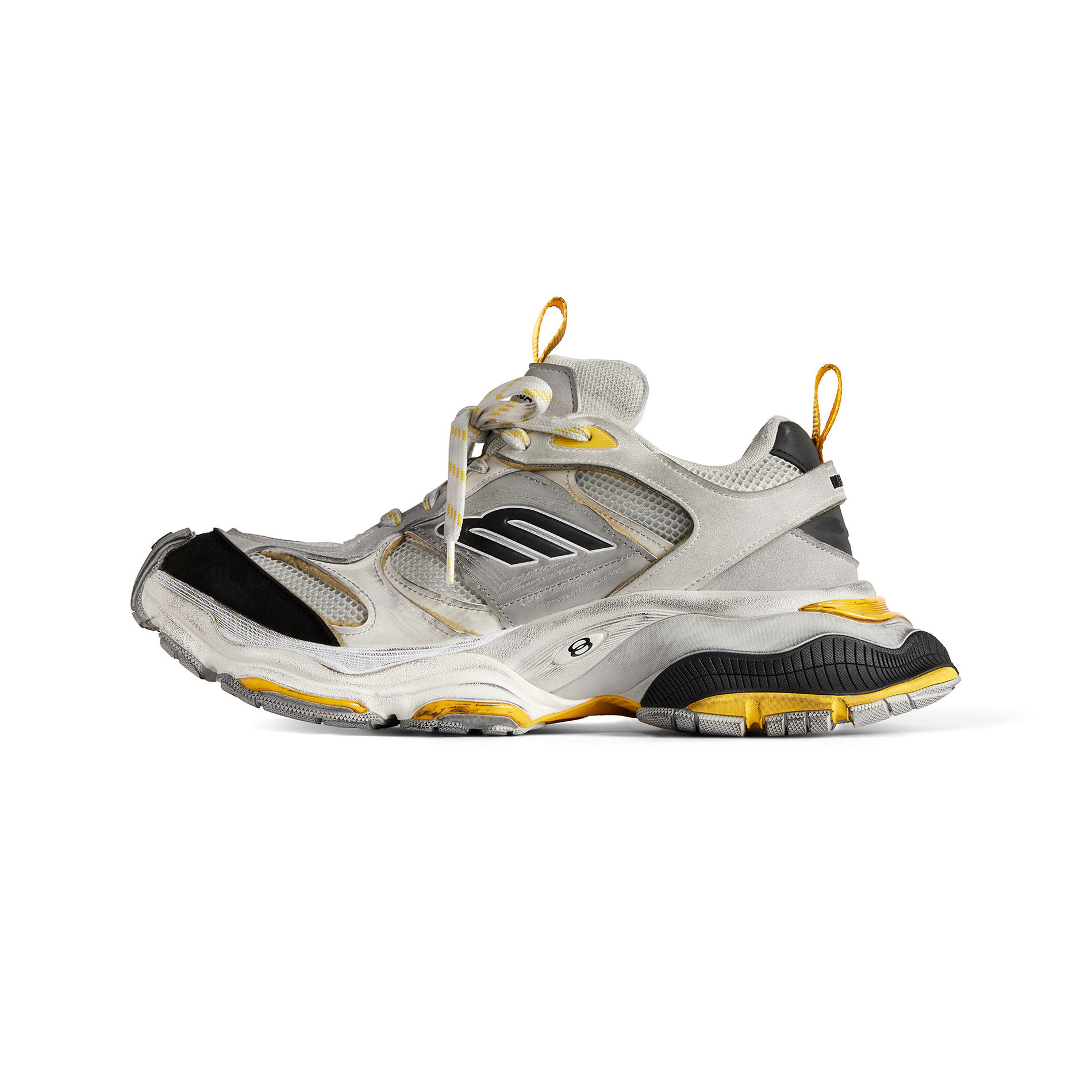 NIGO Balenciaga Men'S CARGO Sneaker In Grey Black And Yellow Shoes #nigo96699