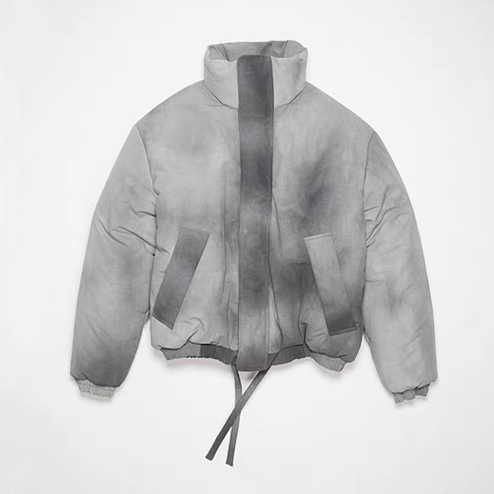 Acne Studios Graffiti Stand Collar Padded Thickened Loose Jacket Ngvp #nigo6787