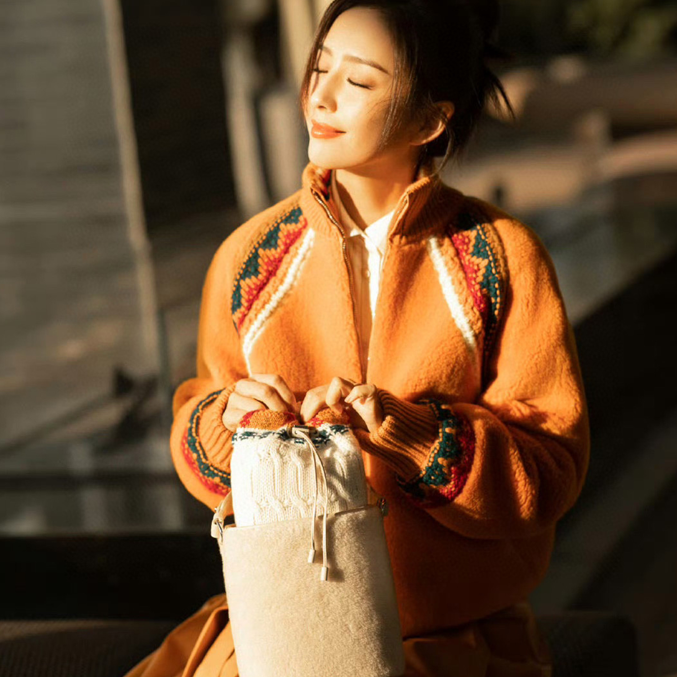 Loro Piana Two-Color Lambswool Jacket Ngvp #nigo6784