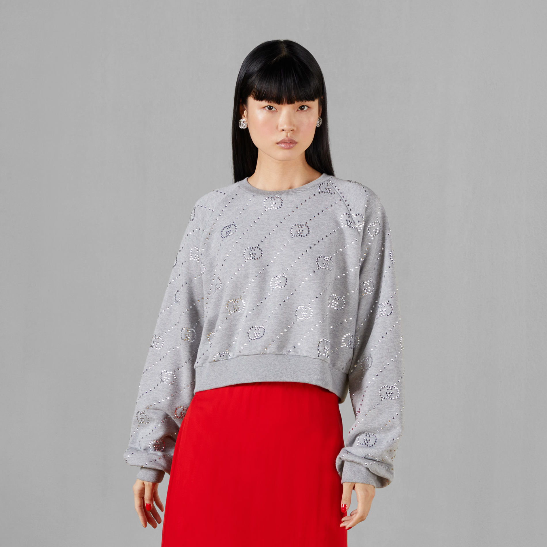 Gucci Interlocking Double G Knitted Cotton Jumper Sweater #nigo96698