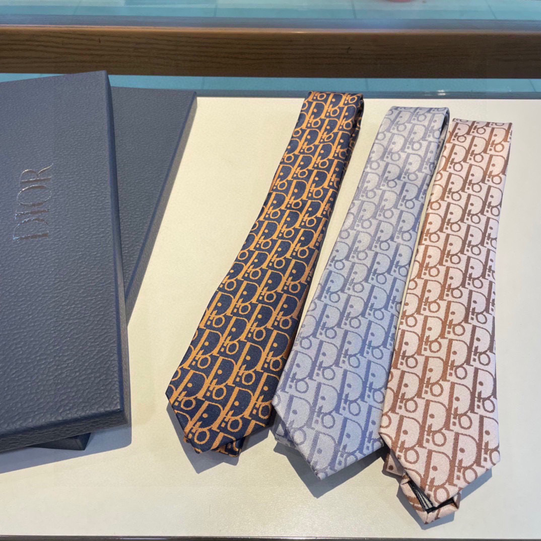 Dior Logo Jacquard Tie #nigo96731