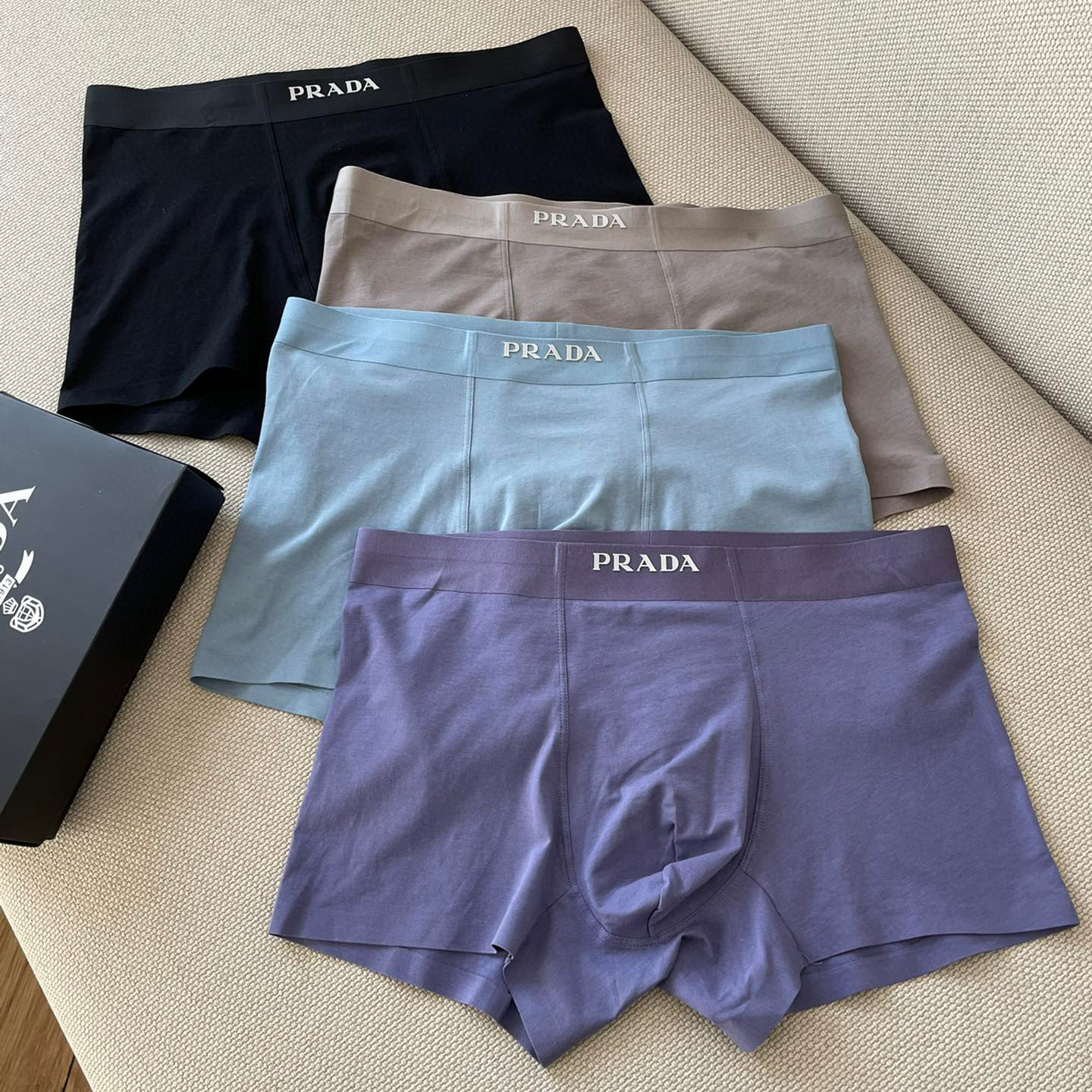 Prada Men's Cotton Briefs 4-Pack #nigo96737