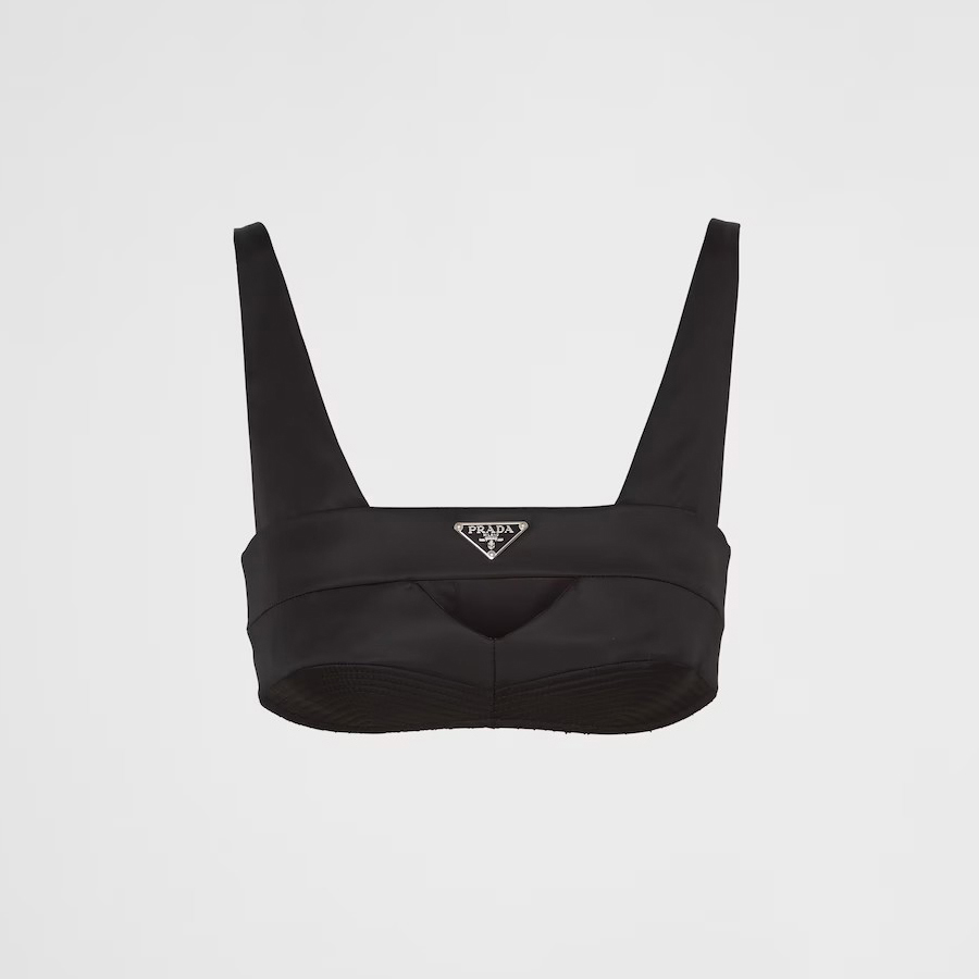 Prada Re-Nylon Bra Triangle Label Corset #nigo96726