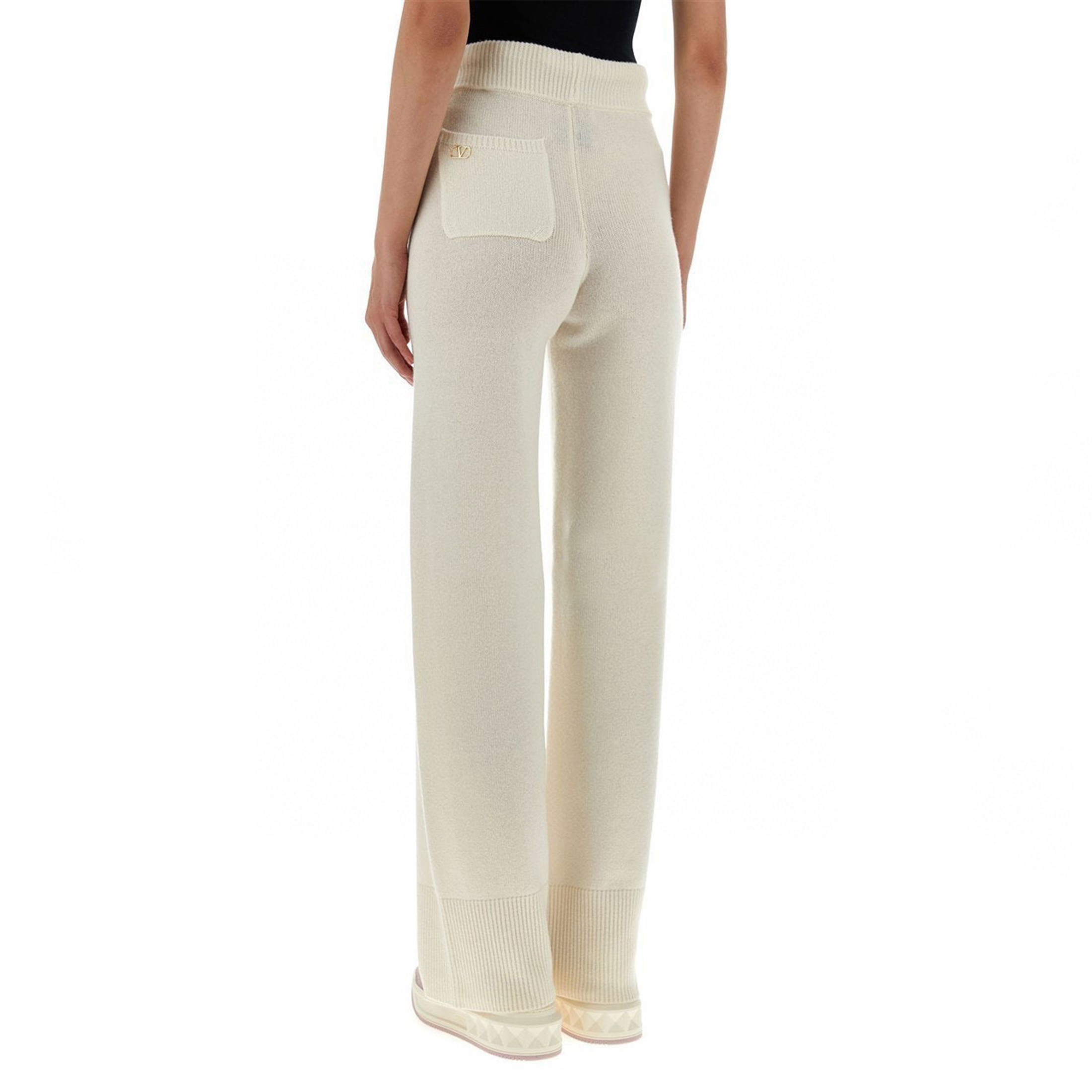 Valentino V-neck Cashmere Knit Top Wide Leg Pants Ngvp #nigo6814