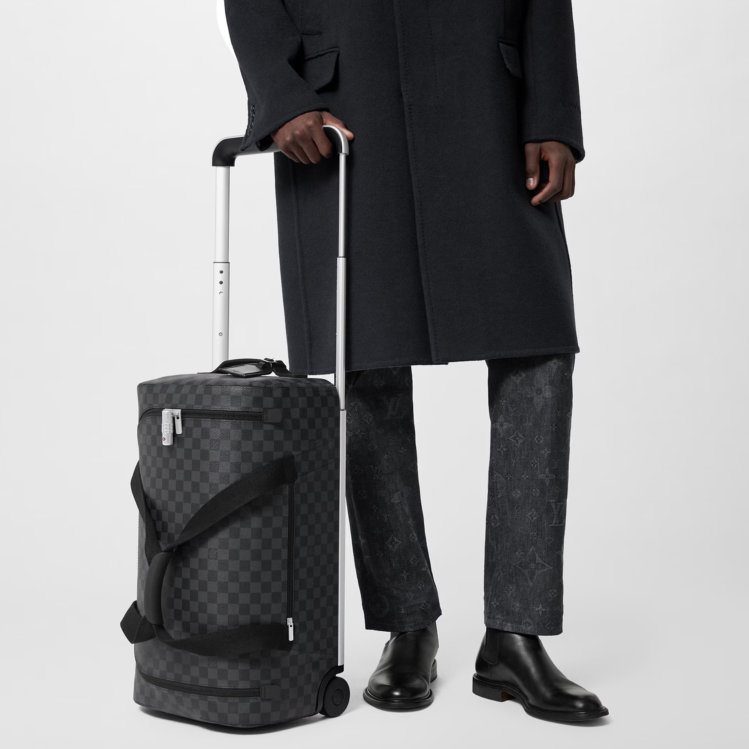 Louis Vuitton HORIZON SOFT Portable Printed Pull-up Luggage #nigo22126