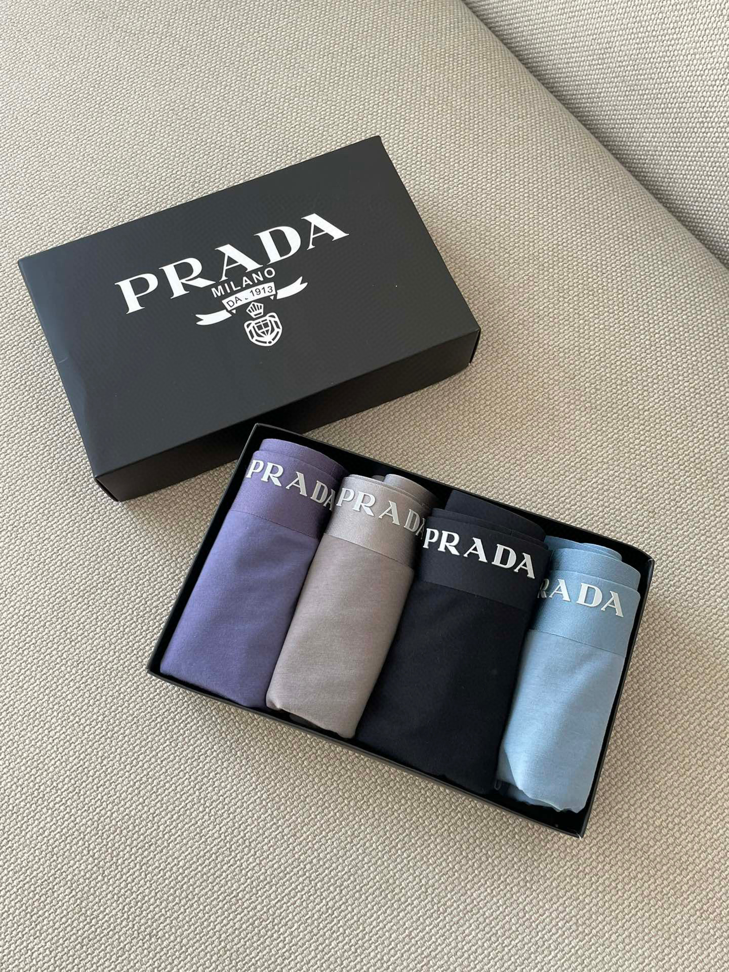 Prada Men's Cotton Briefs 4-Pack #nigo96737