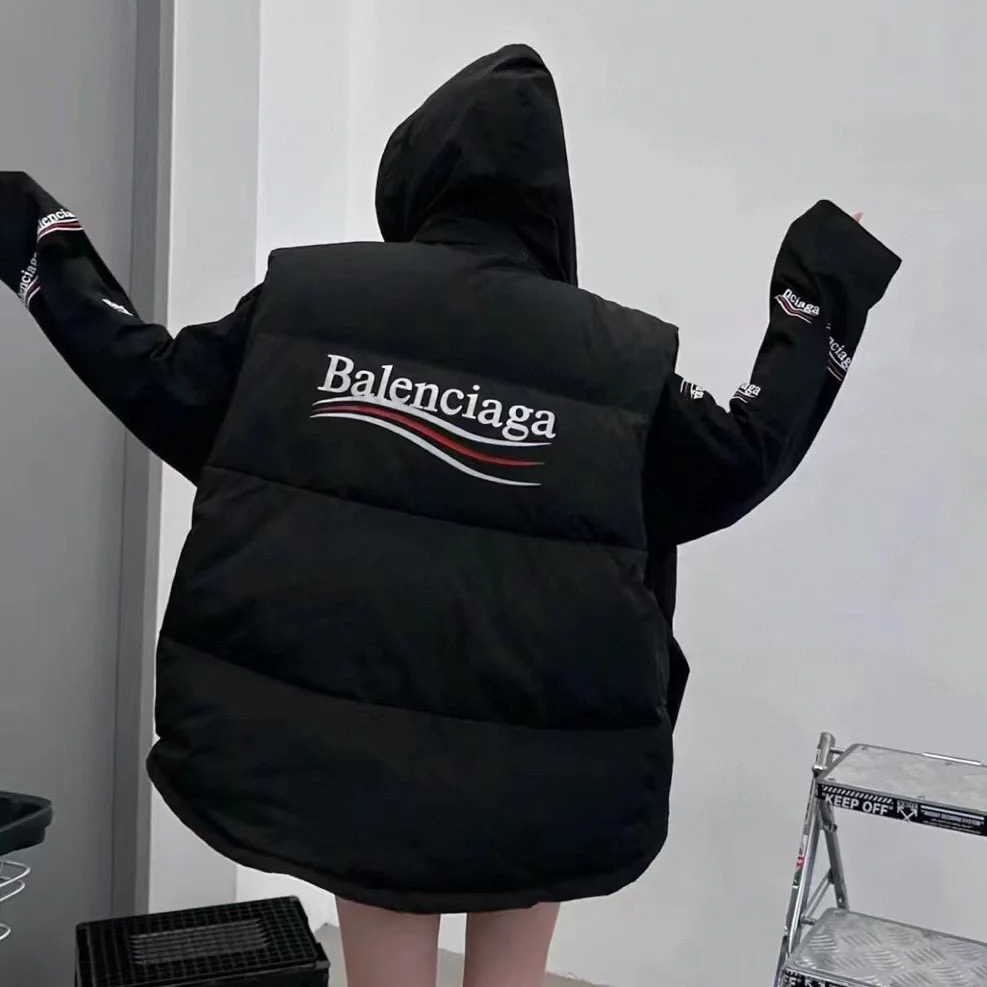 Balenciaga Hooded Puffer Down Vest Jacket #nigo96725