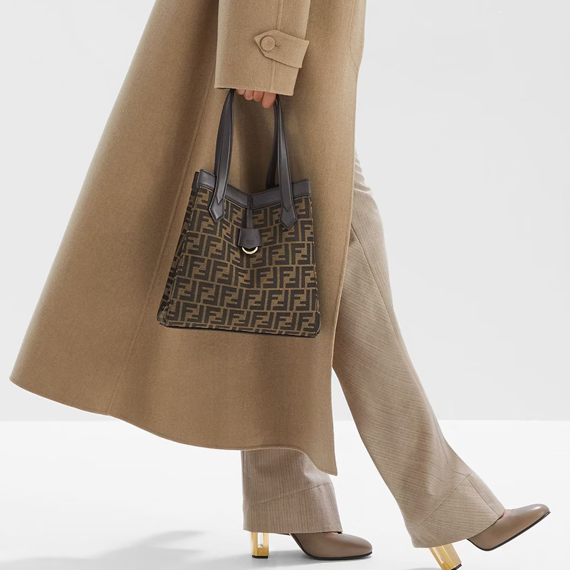 Fendi Origami Portable Canvas Printed Bag #nigo22132