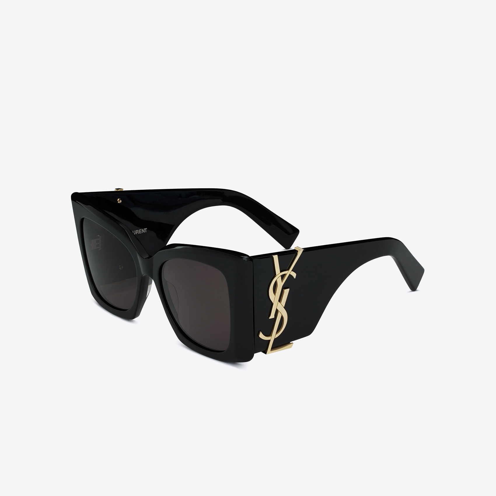 SAINT LAURENT Black Square Sunglasses Glasses #nigo96756