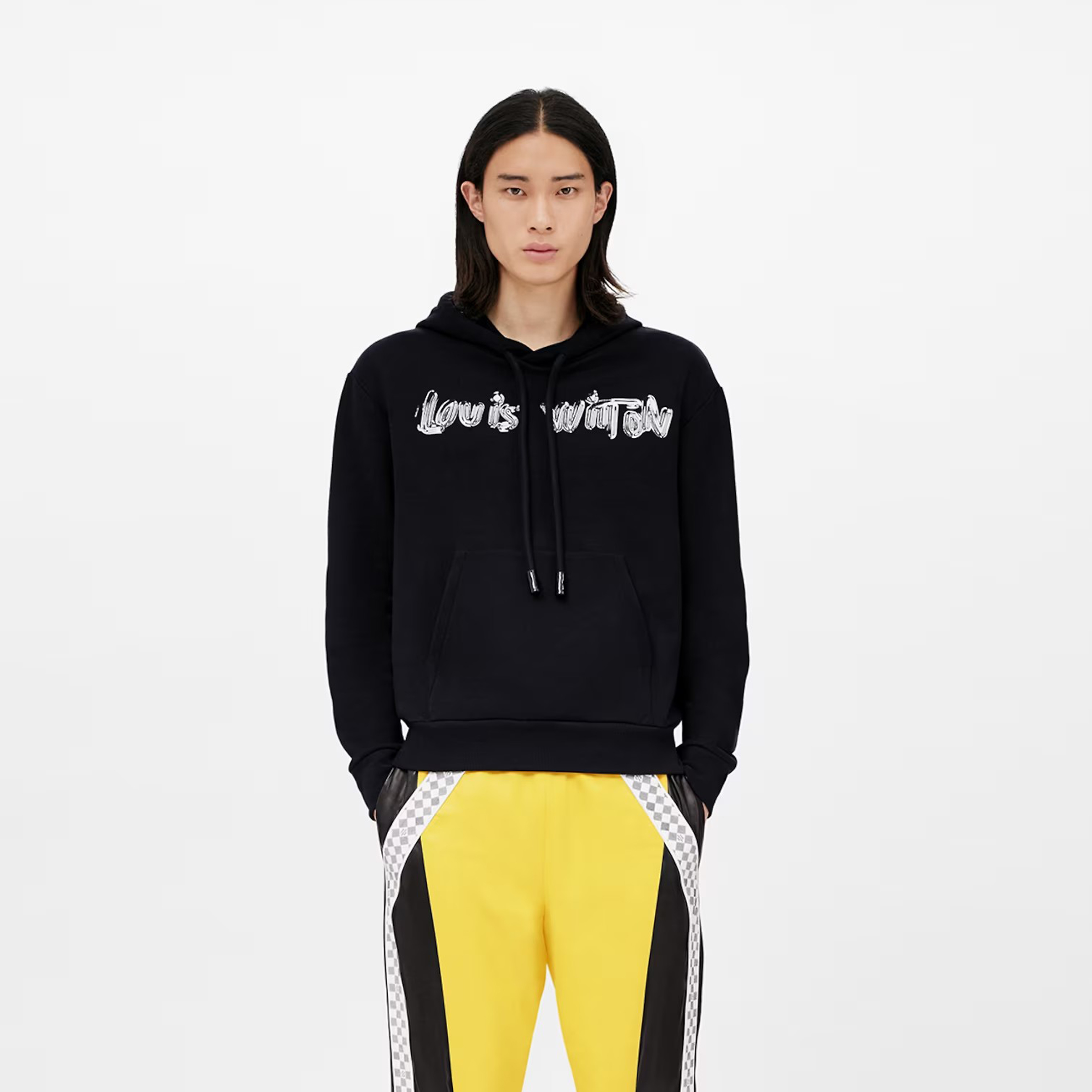 Louis Vuitton Letter Cotton Hooded Sweater #nigo22142