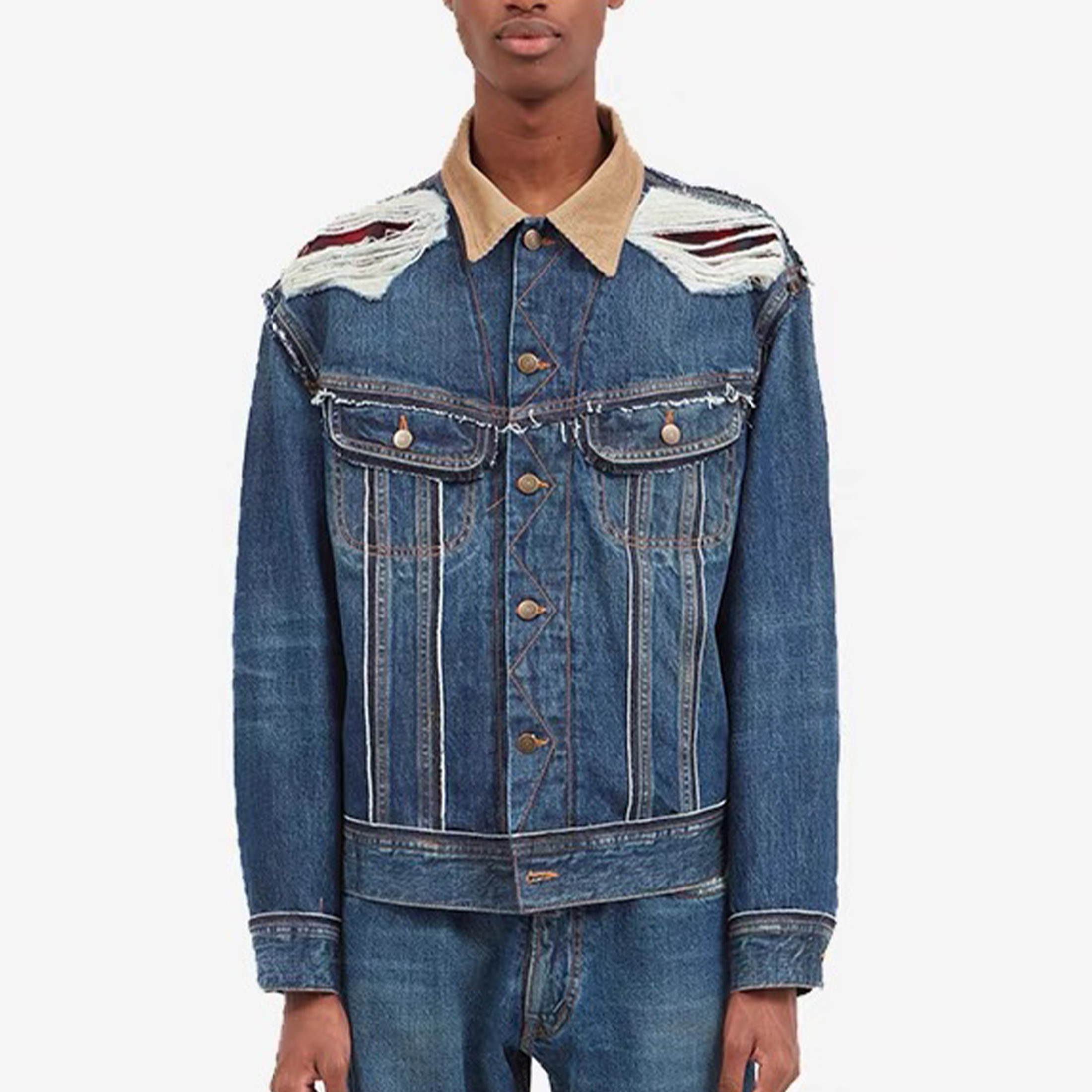 Maison Margiela Pendleton Denim Jacket Ngvp #nigo6823