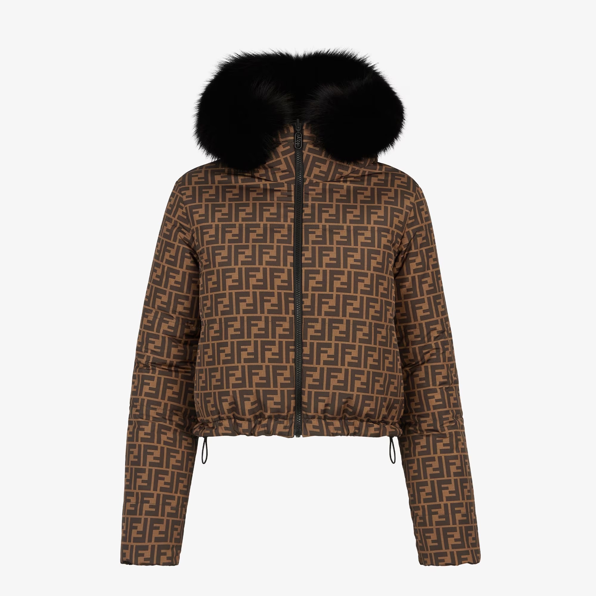 Fendi Long Sleeved Printed Double-Sided Down Cotton Jacket #nigo22149