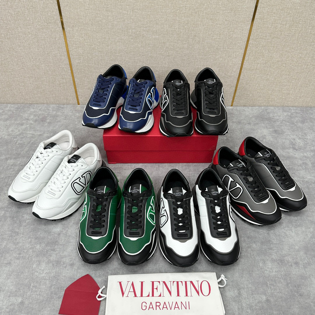 Valentino Garavan Leather Lace Up Casual Sports Shoes #nigo22148