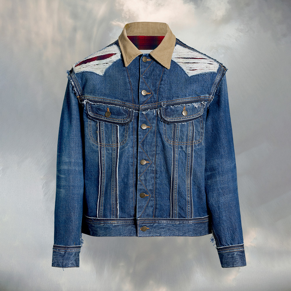 Maison Margiela Pendleton Denim Jacket Ngvp #nigo6823