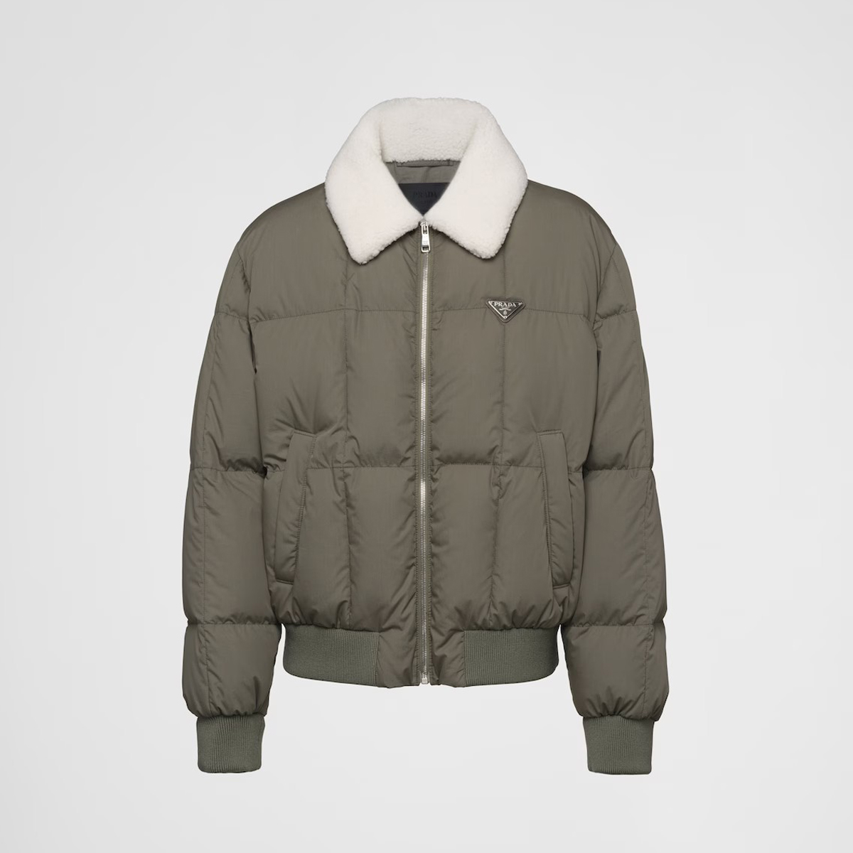 Prada Long Sleeved Lapel Down Jacket #nigo22141