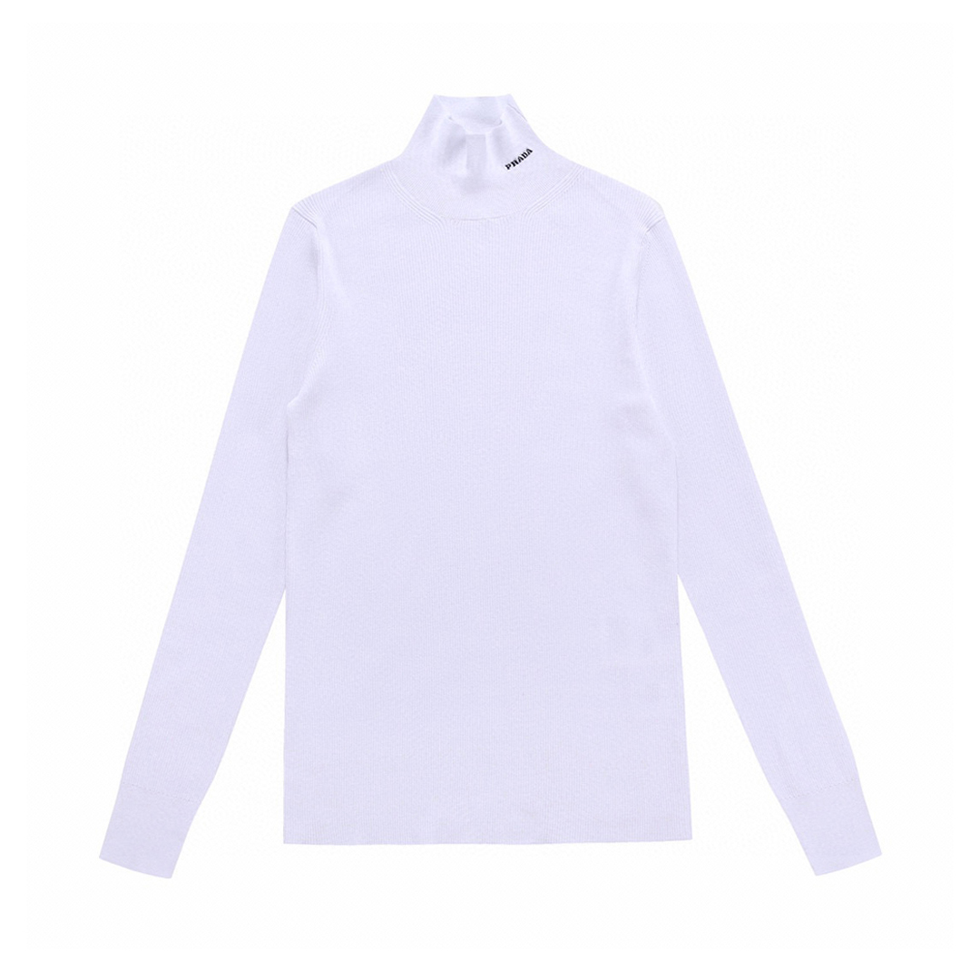 Prada Knitted High Neck Long Sleeved Sweater #nigo22138